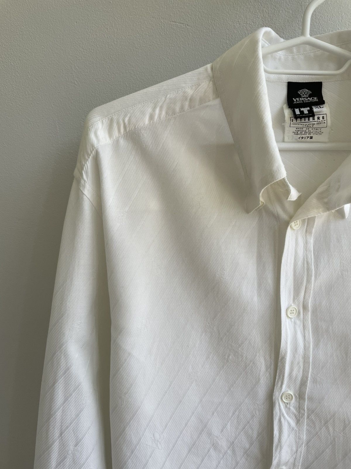 Versace Versace Monogram Vintage Button Up Shirt Size US XL / EU 56 / 4 - 4 Thumbnail