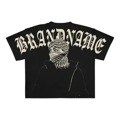Individualized Shirts × Japanese Brand Harajuku T shirt Men Hip Hop Gothic Graphic Size US L / EU 52-54 / 3 - 2 Thumbnail