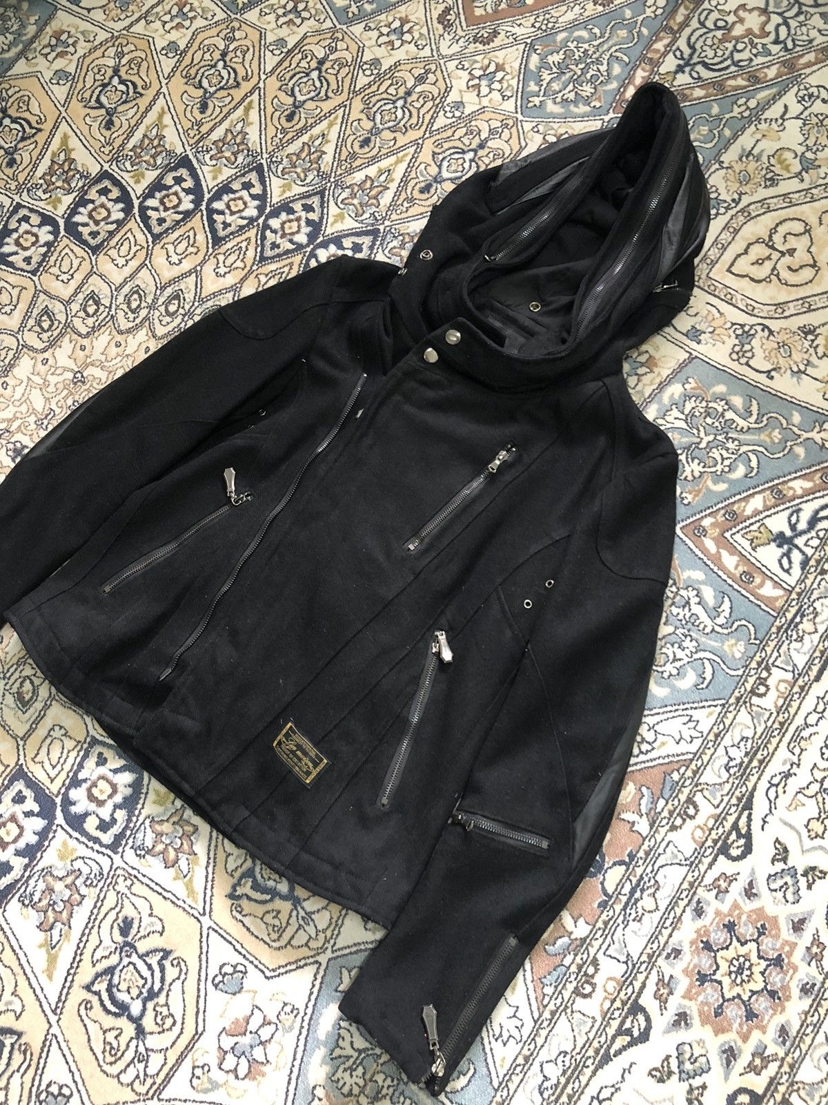 If Six Was Nine Rare❗️Jackrose Luv Maison Bondage Punk Wool Bono Jacket Size US M / EU 48-50 / 2 - 6 Thumbnail