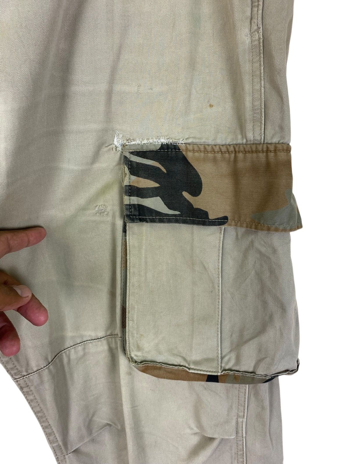Japanese Brand Oversize Japanese Brand Multi Pocket Camo Cargo Pants Size US 40 / EU 56 - 5 Thumbnail