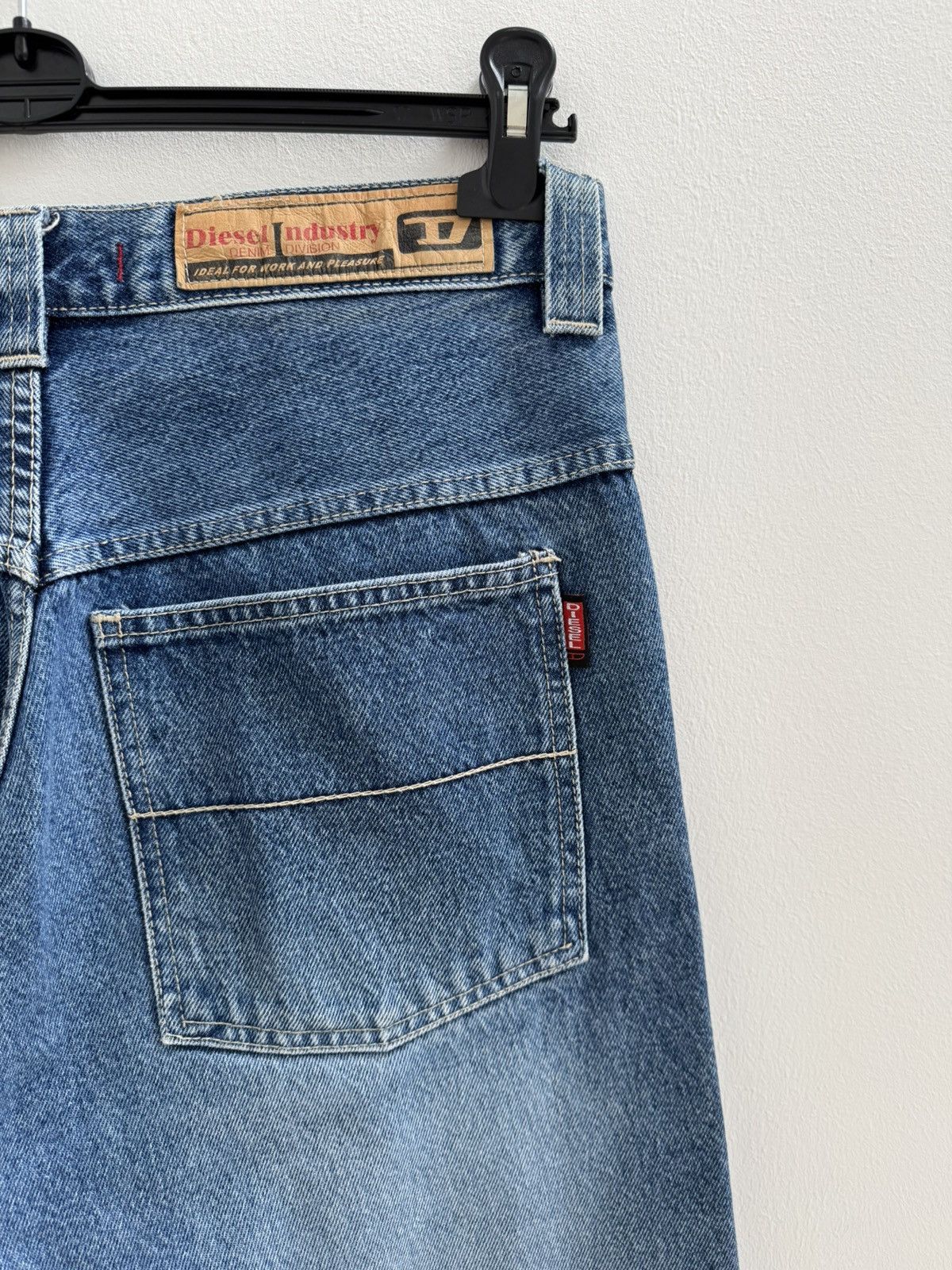 Designer × Diesel × Japanese Brand vintage rare diesel double knee jeans Size US 33 - 17 Thumbnail