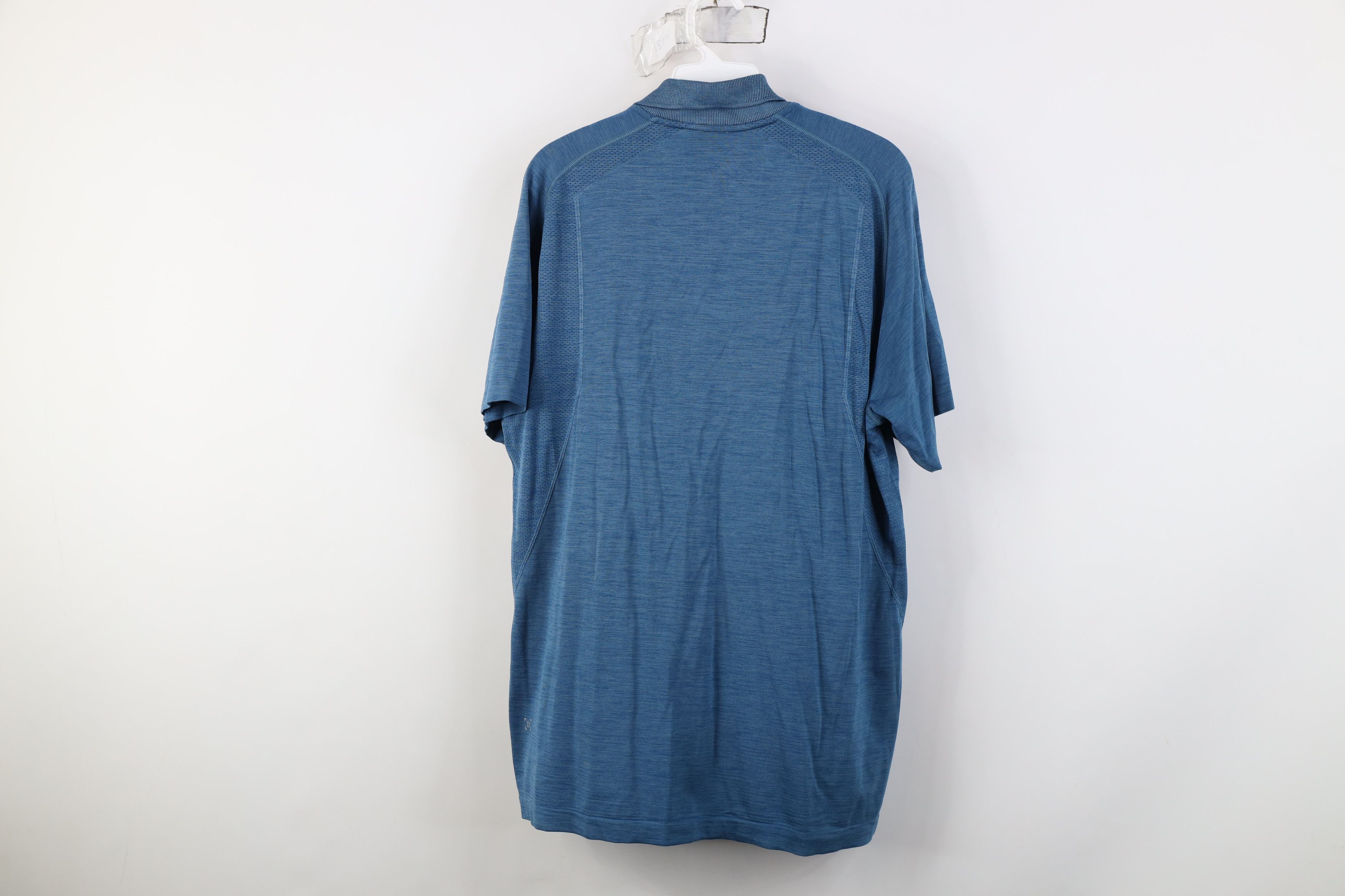 Lululemon Lululemon Tech Short Sleeve Collared Golf Polo Shirt Blue Size US L / EU 52-54 / 3 - 12 Thumbnail