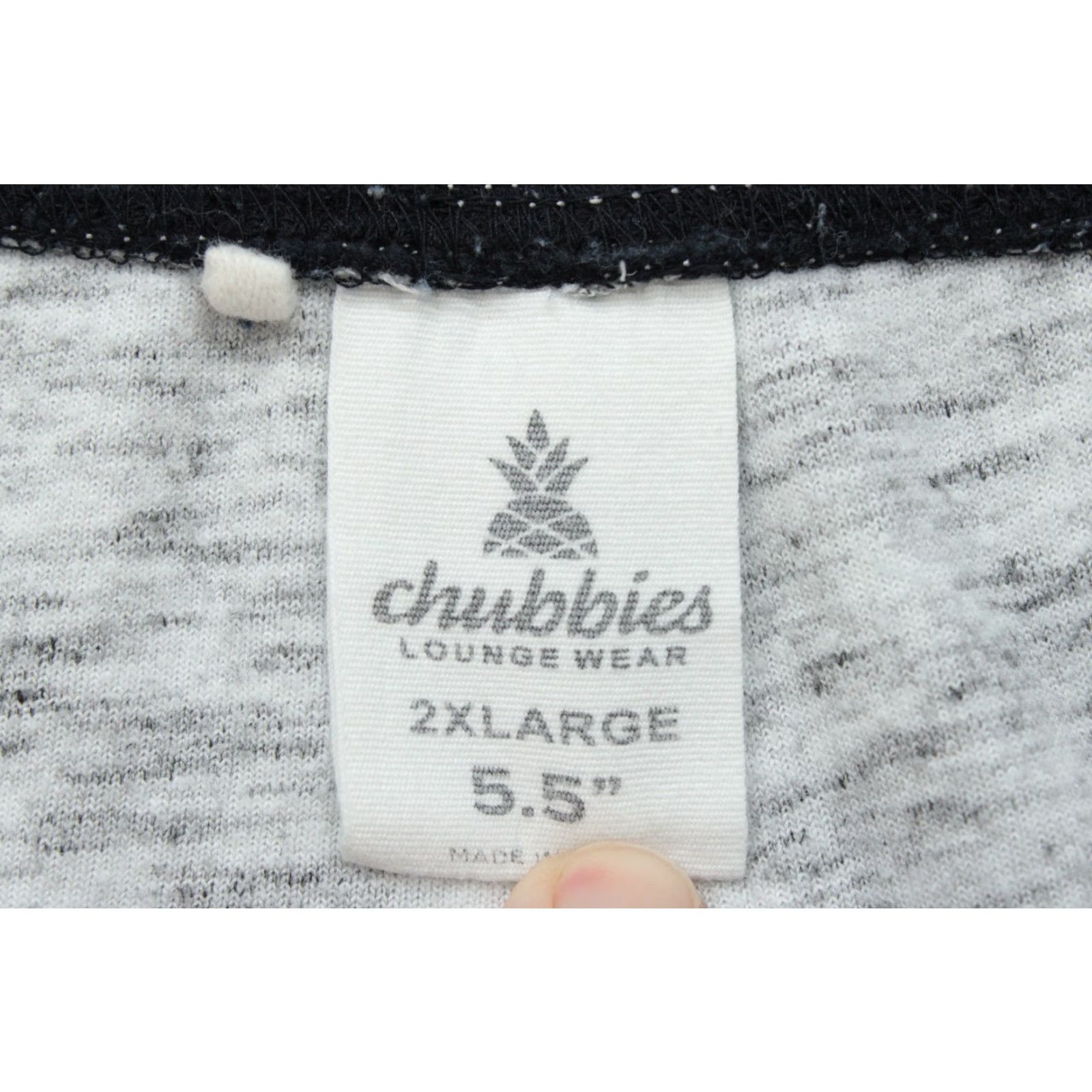Chubbies Chubbies Brand Lounge Wear Shorts Men's 2XL Gray Sweat Inseam 5.5" Modern Soft Comfy Size US 39 - 6 Thumbnail