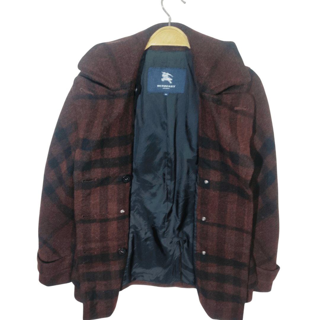 Burberry × Designer BURBERRY LONDON WOOL P-COAT - 0005 Size S / US 4 / IT 40 - 4 Thumbnail