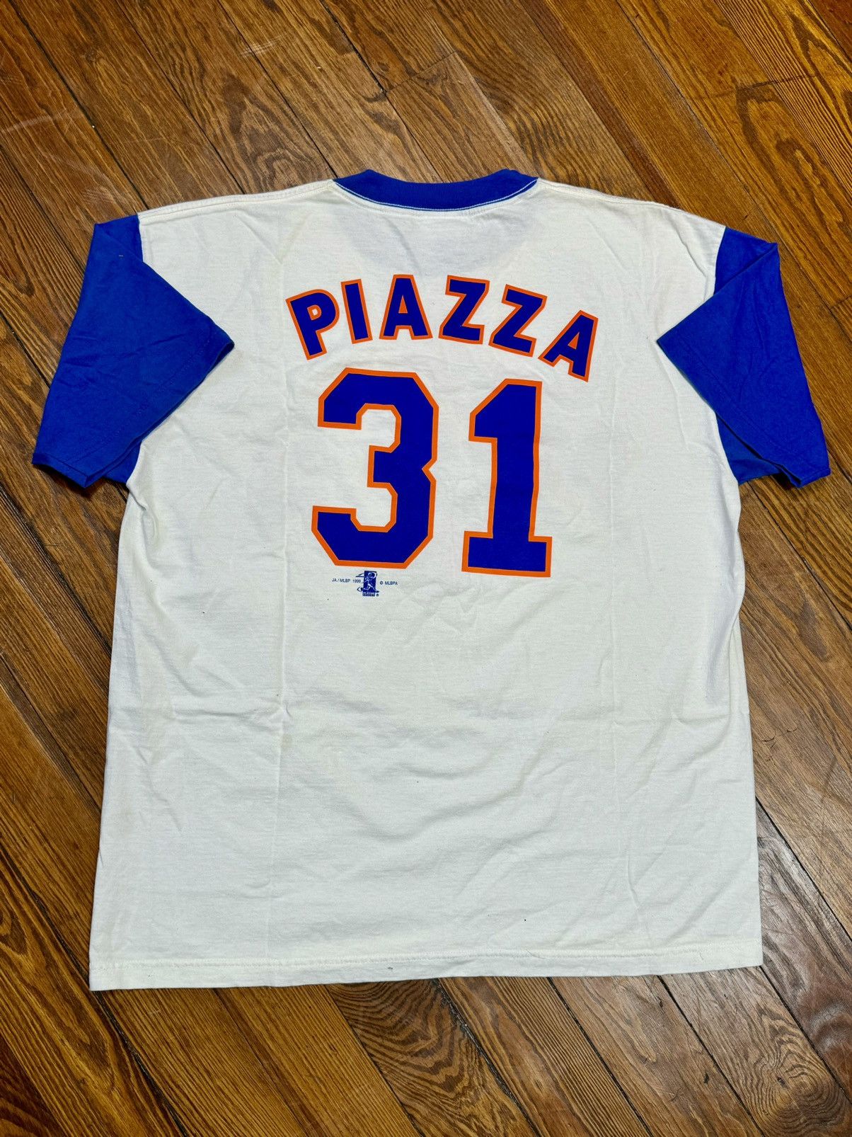 MLB × Majestic × Vintage 1999 New York Mets Mike Piazza Vintage 90’s Baseball Jersey Size US XL / EU 56 / 4 - 1 Thumbnail