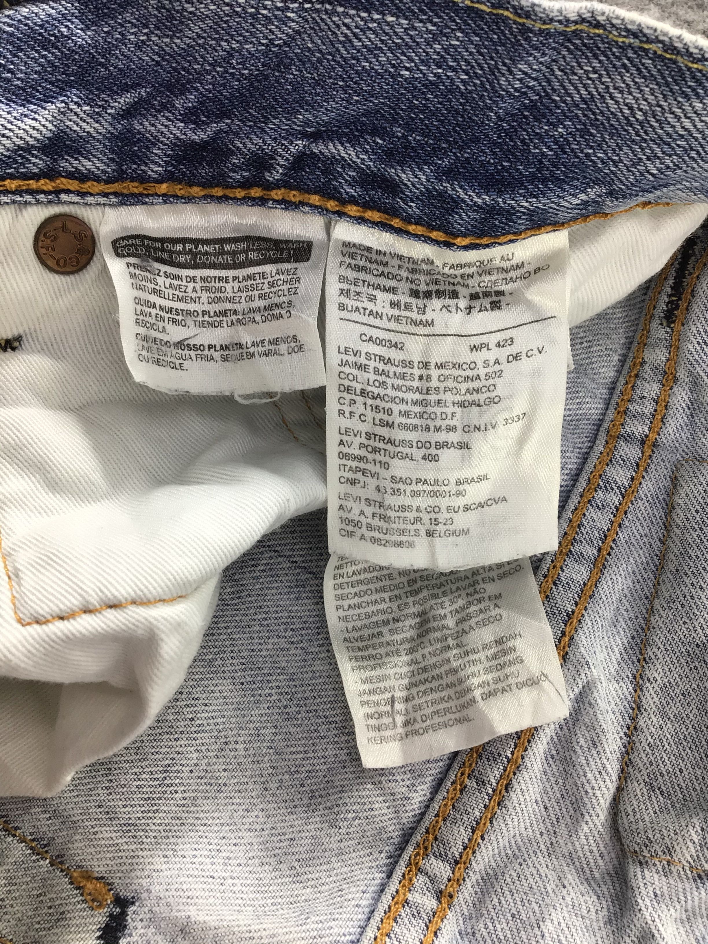 Levi's × Vintage Levis 502 Jeans-JM075 Size US 35 - 7 Thumbnail