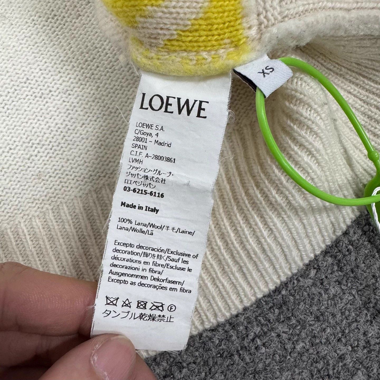 Loewe LOEWE allover large logo sweater 97 new XS women's Size XS / US 0-2 / IT 36-38 - 6 Thumbnail