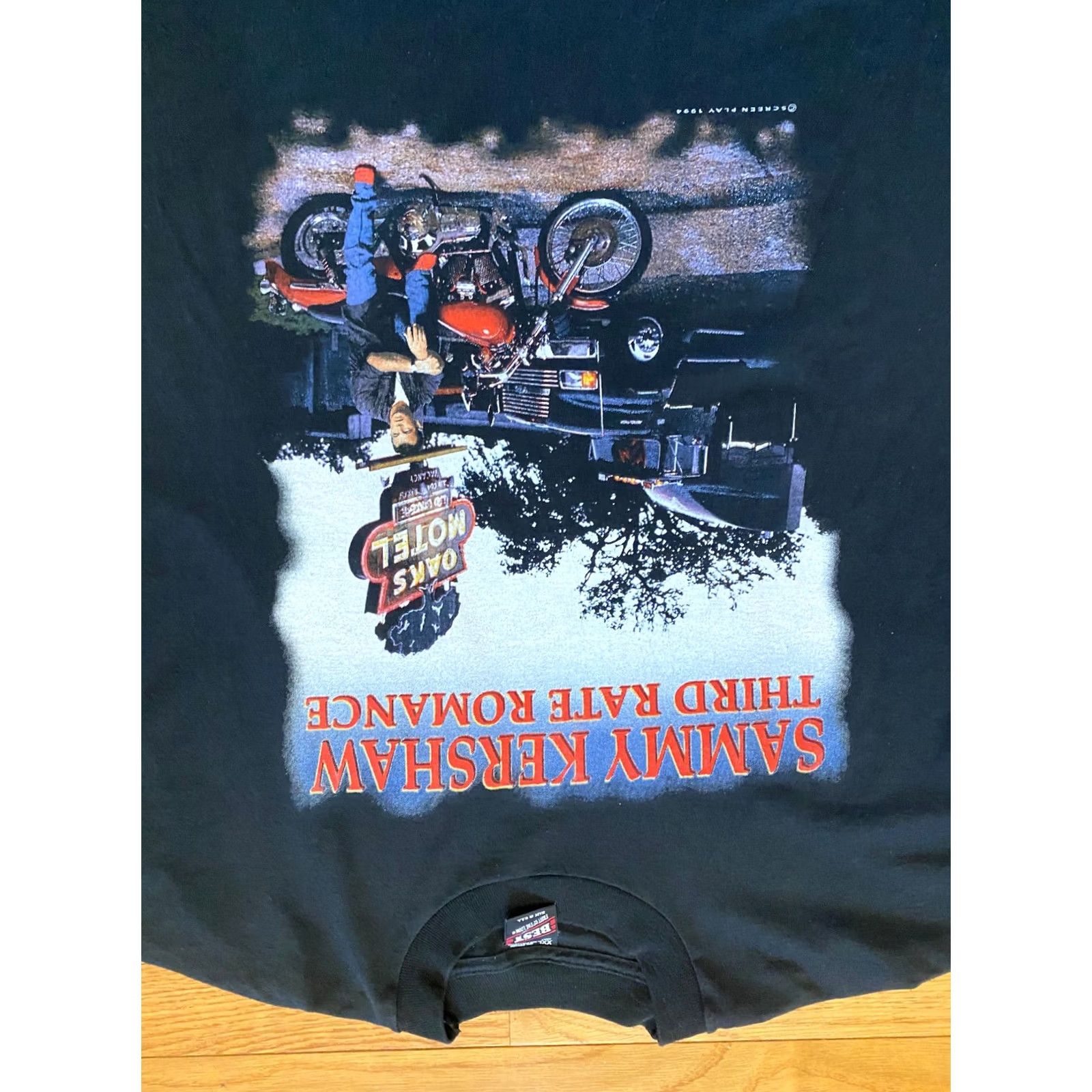 Vintage VINTAGE Sammy Kershaw Third Rate Romance Mens XXL T-Shirt Screen Stars 90s Music Double-Sided Black Short Sleeve Size US XXL / EU 58 / 5 - 6 Thumbnail