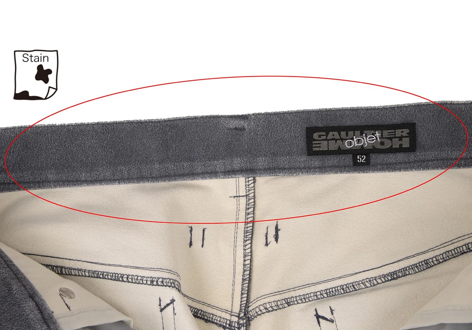 Jean Paul Gaultier Synthetic Suede Pants in Gray Size 52 Size US 36 / EU 52 - 9 Thumbnail