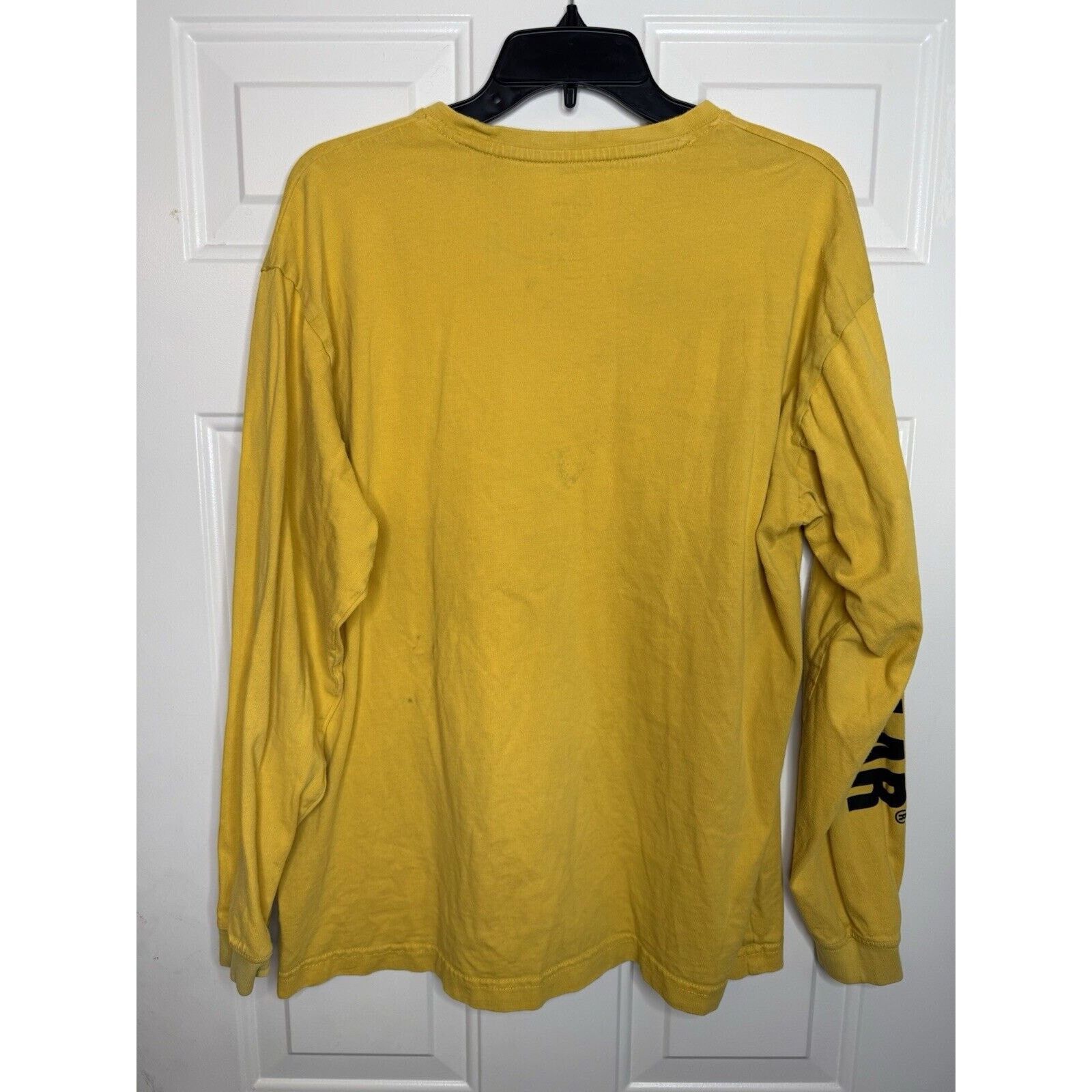 & Other Stories CAT Workwear Shirt Mens Large Yellow Crew Neck Long Sleeve Size US L / EU 52-54 / 3 - 5 Thumbnail