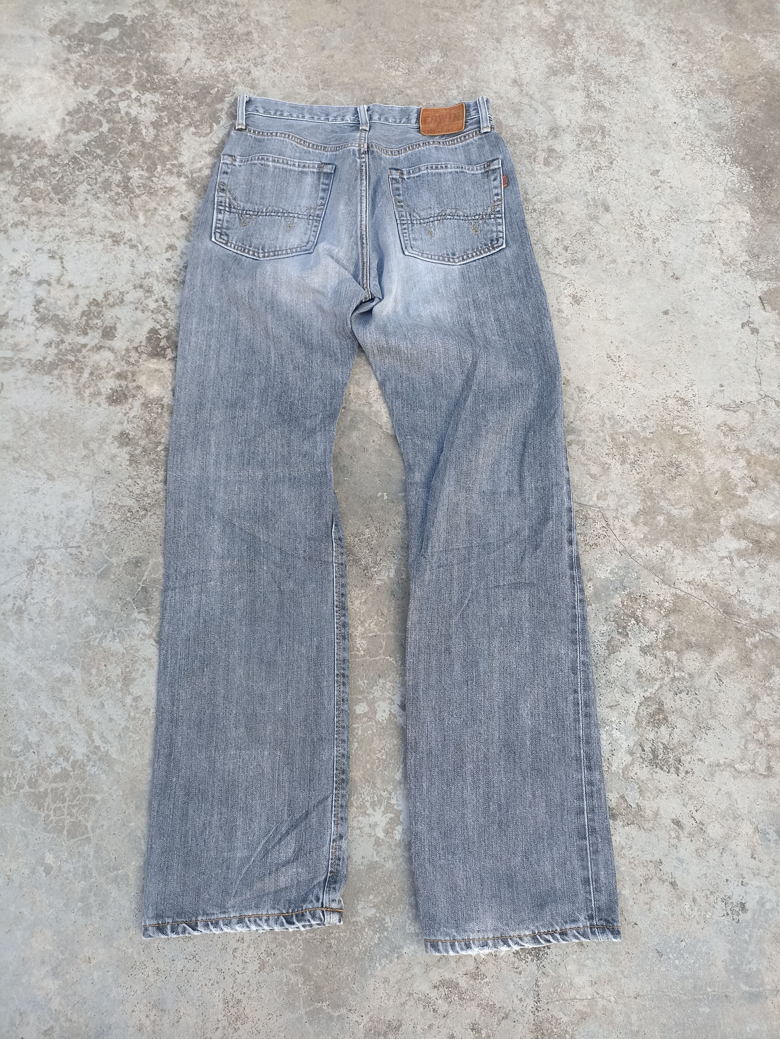 Beauty Beast Vintage Edwin jeans Edwin 505ZX denim washed black faded Size US 30 / EU 46 - 10 Thumbnail
