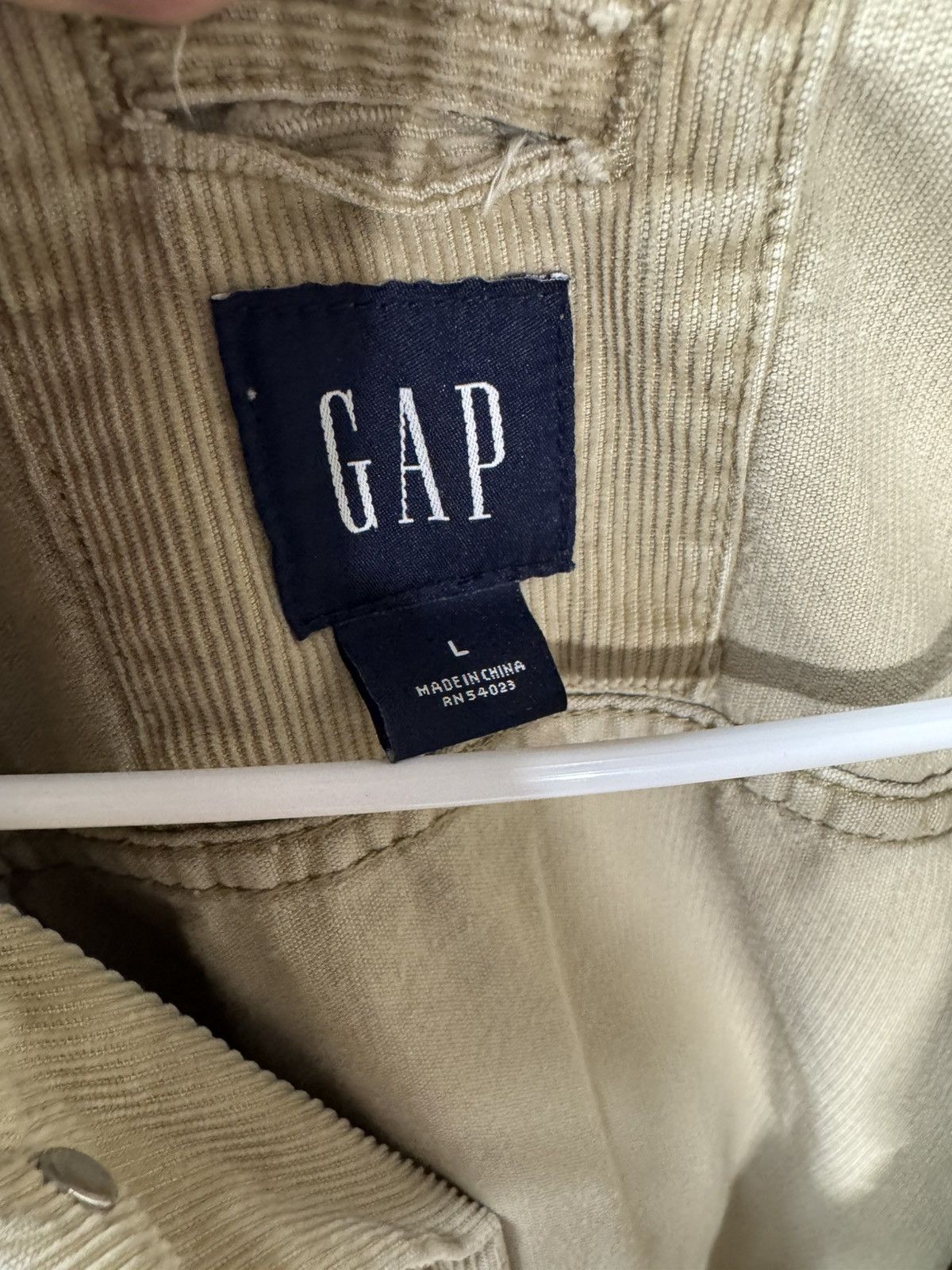 Gap Khaki gap corduroy jacket Size US L / EU 52-54 / 3 - 3 Thumbnail