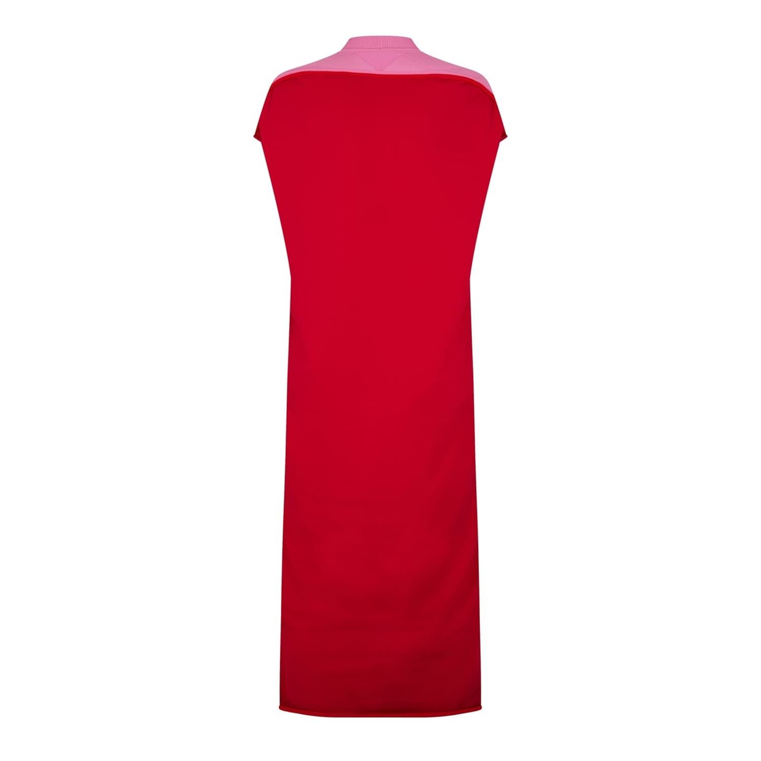Bottega Veneta Bottega Veneta Crew Neck Midi T-Shirt Dress in Pink Size M / US 6-8 / IT 42-44 - 2 Thumbnail