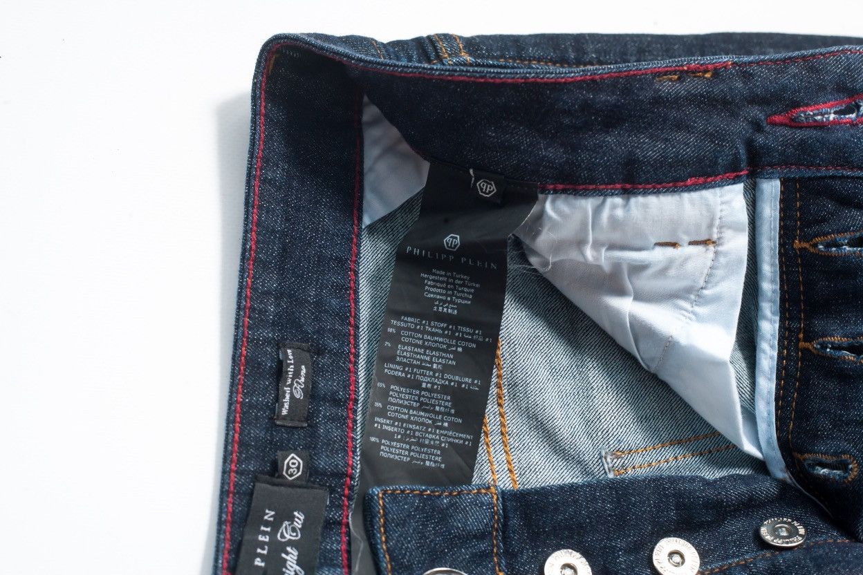 Philipp Plein Philipp Plein Super Straight Cut Jeans Size US 30 / EU 46 - 7 Thumbnail