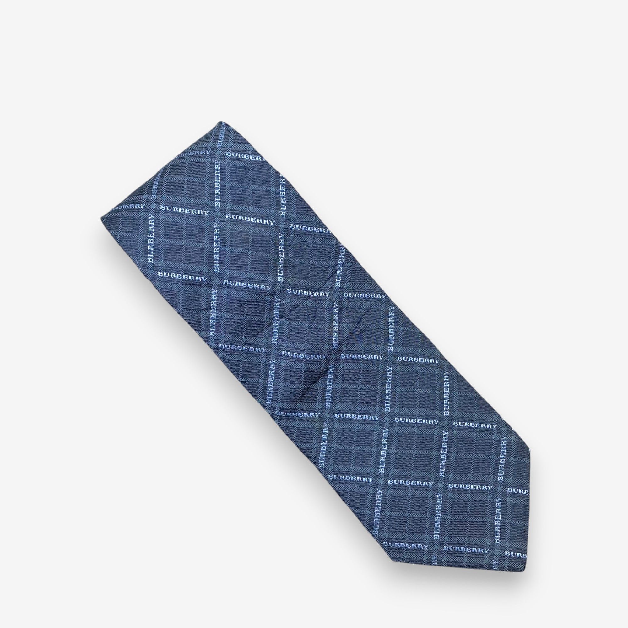 Burberry Vintage Burberry SILK Necktie Cravate Pure Silk Neck Tie Size ONE SIZE - 2 Thumbnail