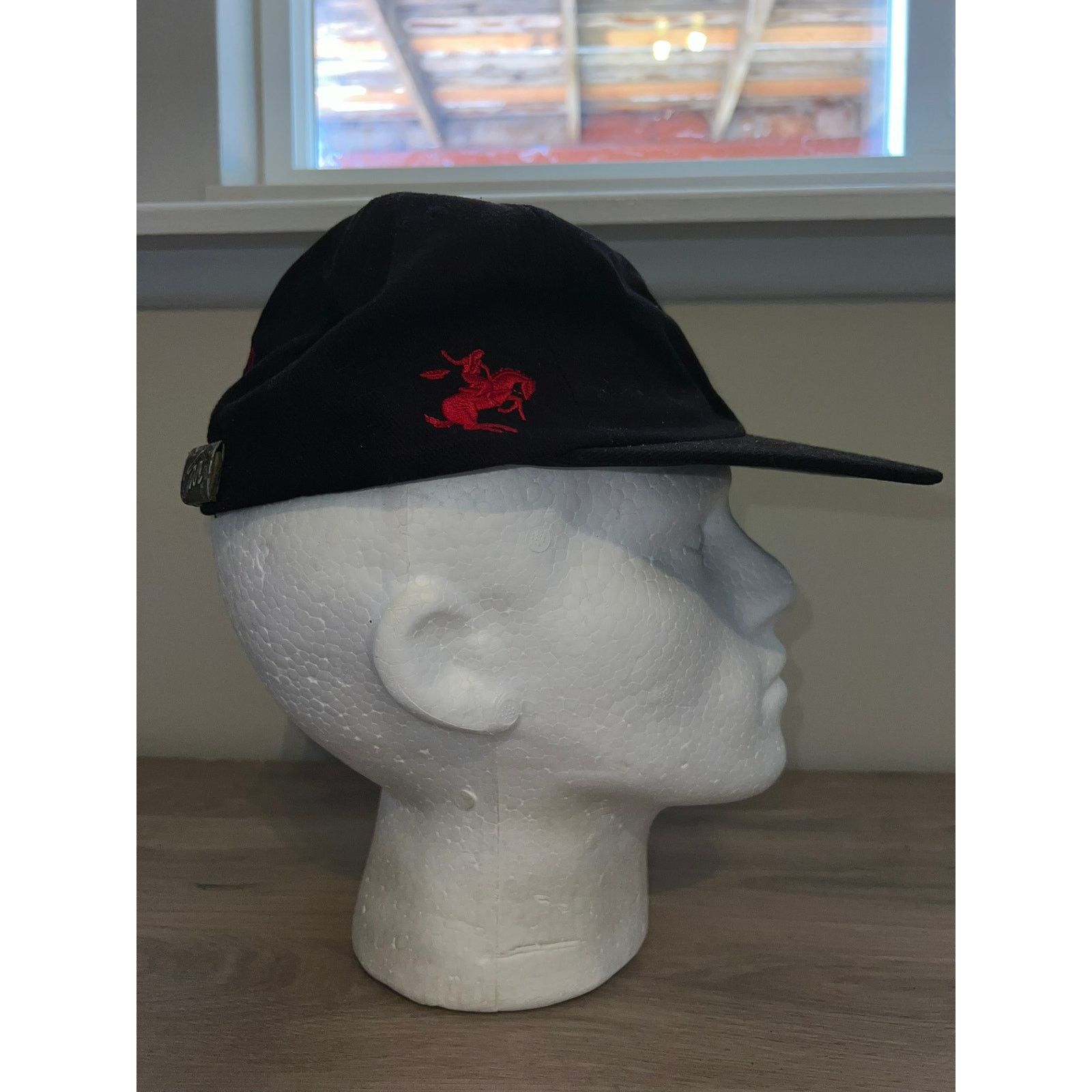 Marlboro Marlboro Cigs Cigarettes Black Western Hat Headwear VTG OS Size ONE SIZE - 6 Thumbnail