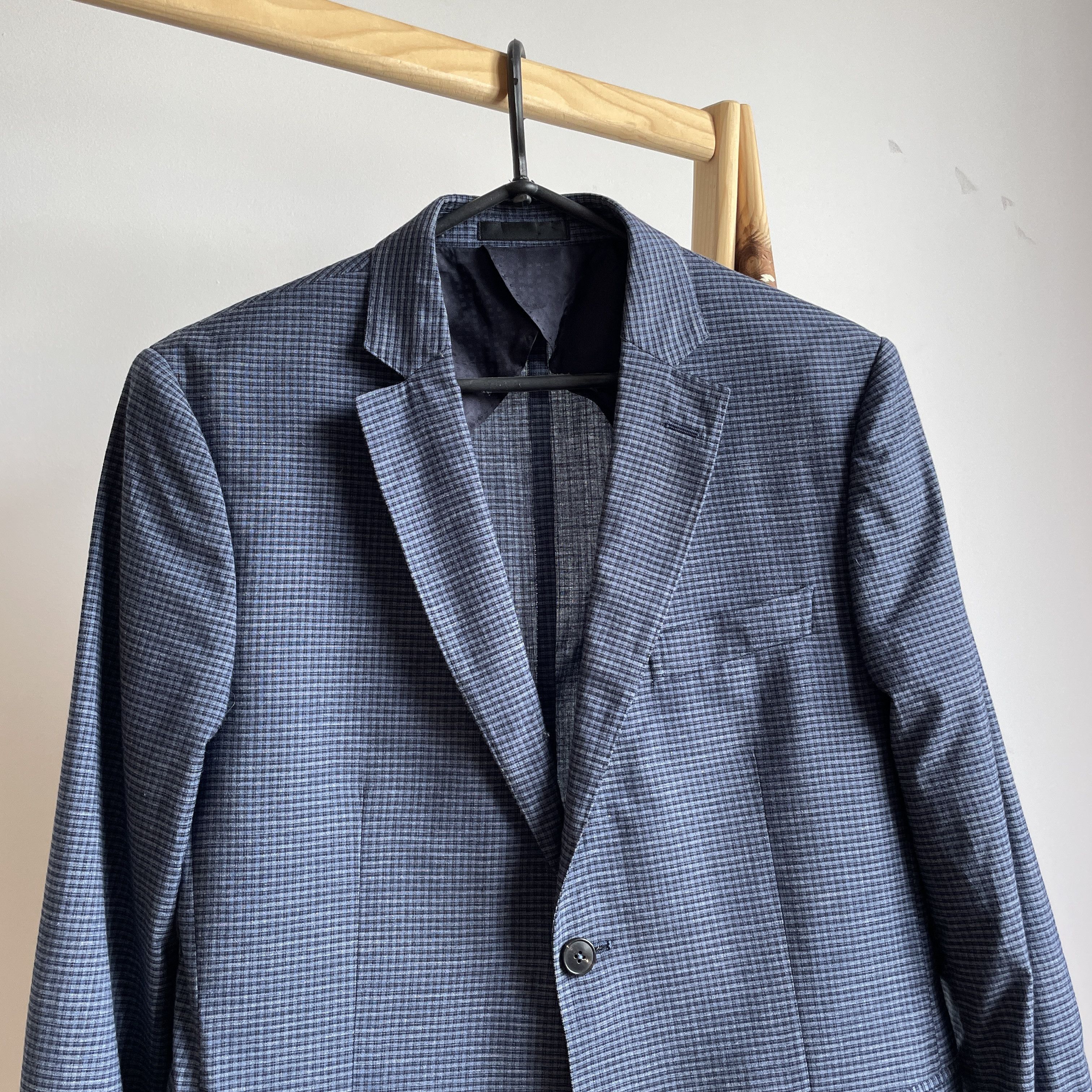 Pal Zileri Pal Zileri Lab Wool/Cotton Elbow Patches Unlined Blazer Size 40R - 4 Thumbnail