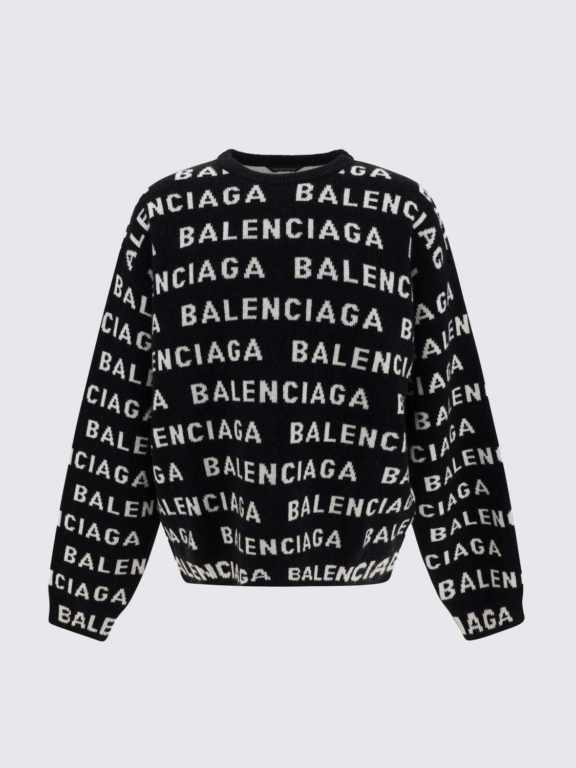 image of Balenciaga Sweater Men Black (Size Medium)