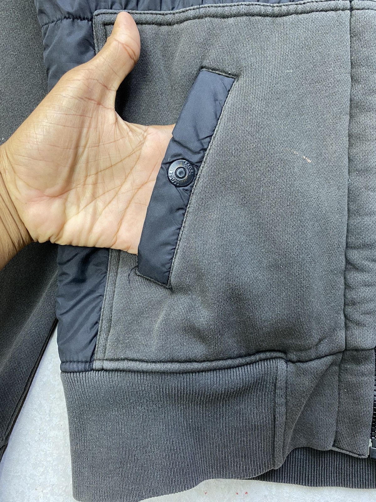 Diesel Diesel two-fabric jacket with hood collar and front pockets Size US M / EU 48-50 / 2 - 8 Thumbnail