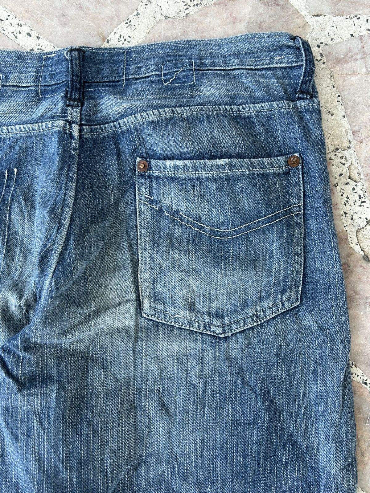Japanese Brand Canton Sanforized Selvedge Denim Japan Size US 28 / EU 44 - 13 Thumbnail