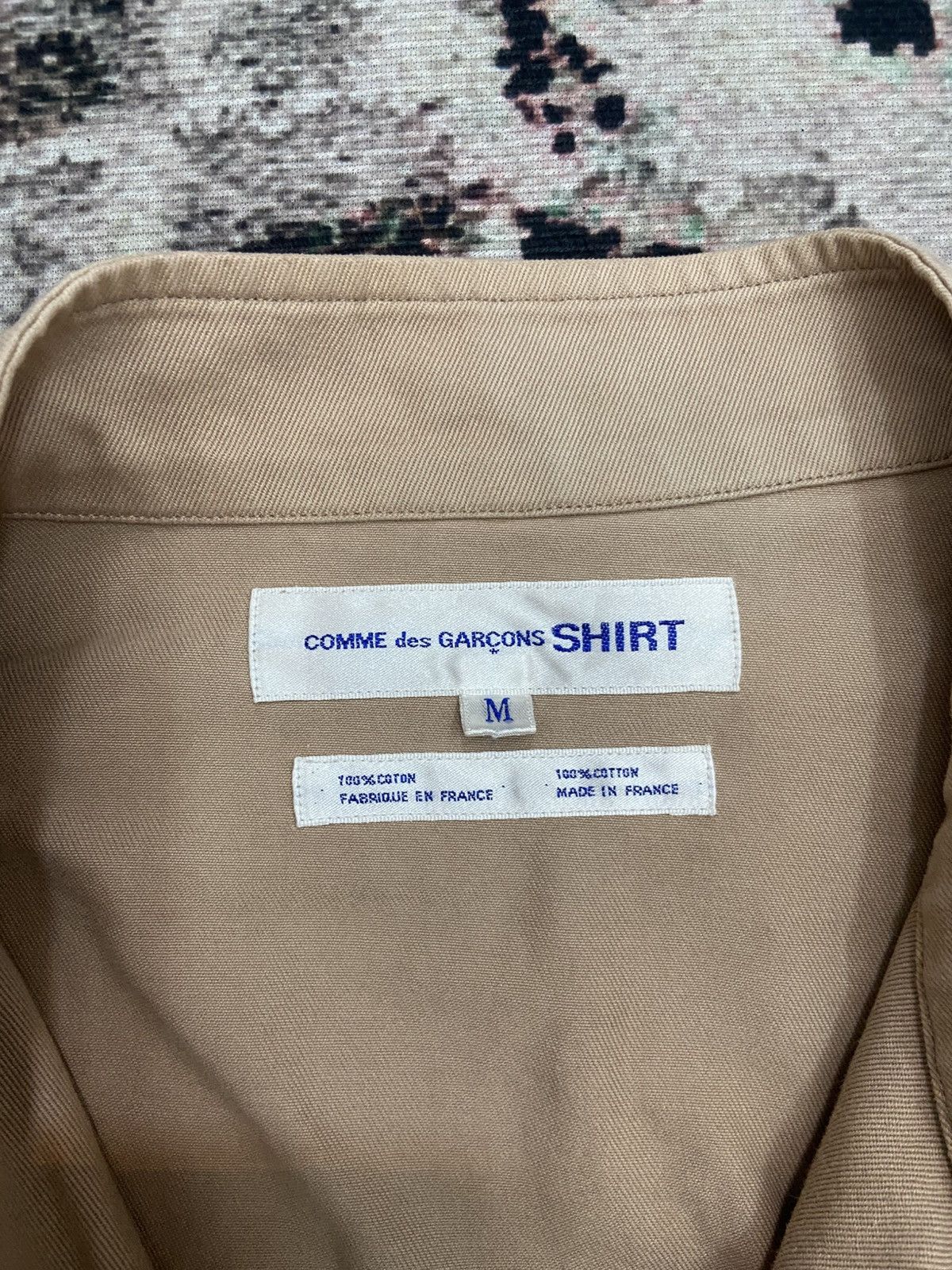 Comme des Garcons SHIRT COMME des GARÇONS SHIRT Mandarin-Collar Jacket (Archive Size US M / EU 48-50 / 2 - 4 Thumbnail