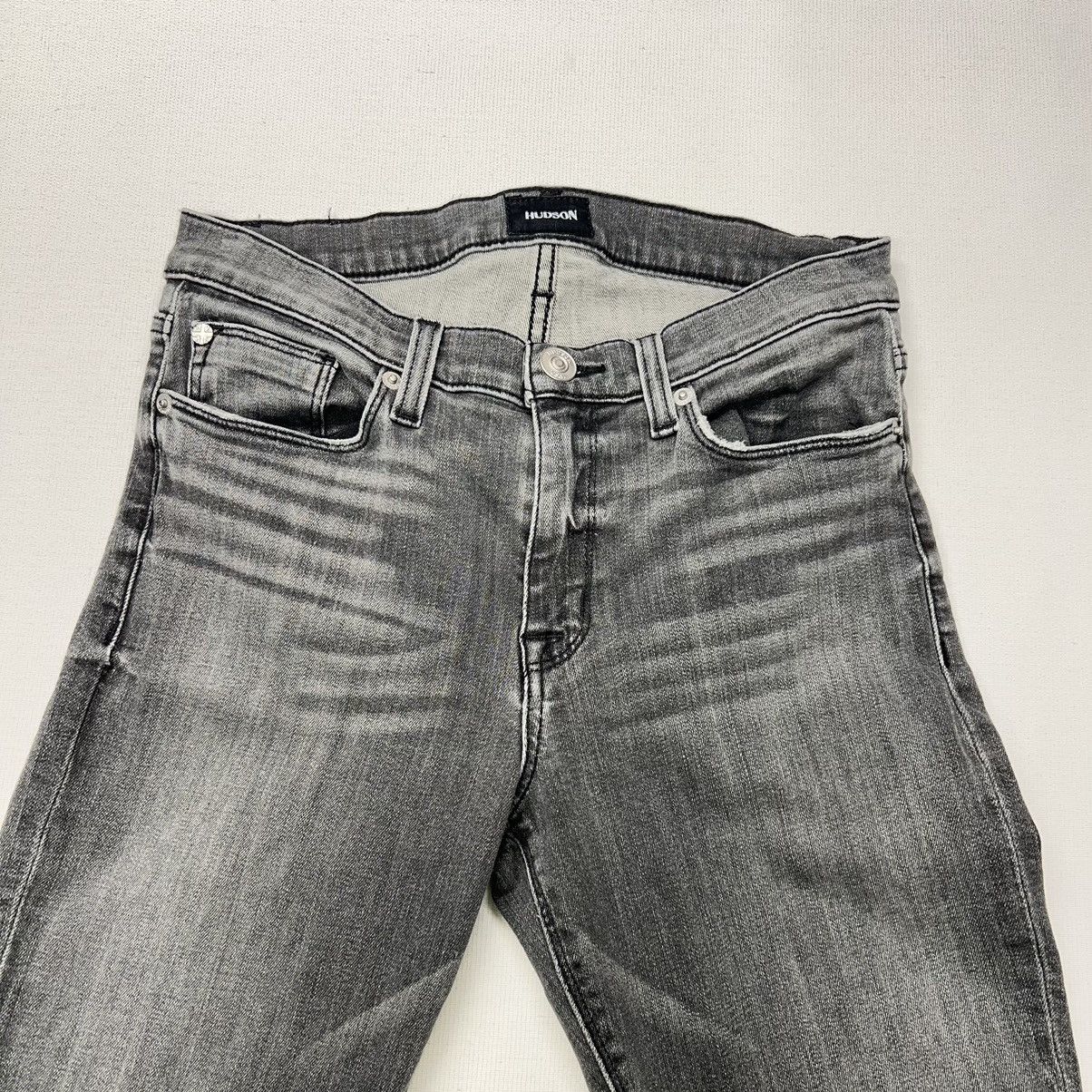 Hudson Hudson Jeans Grey Nico Mid Rise Super Skinny Denim Washed Size 28" / US 6 / IT 42 - 4 Thumbnail