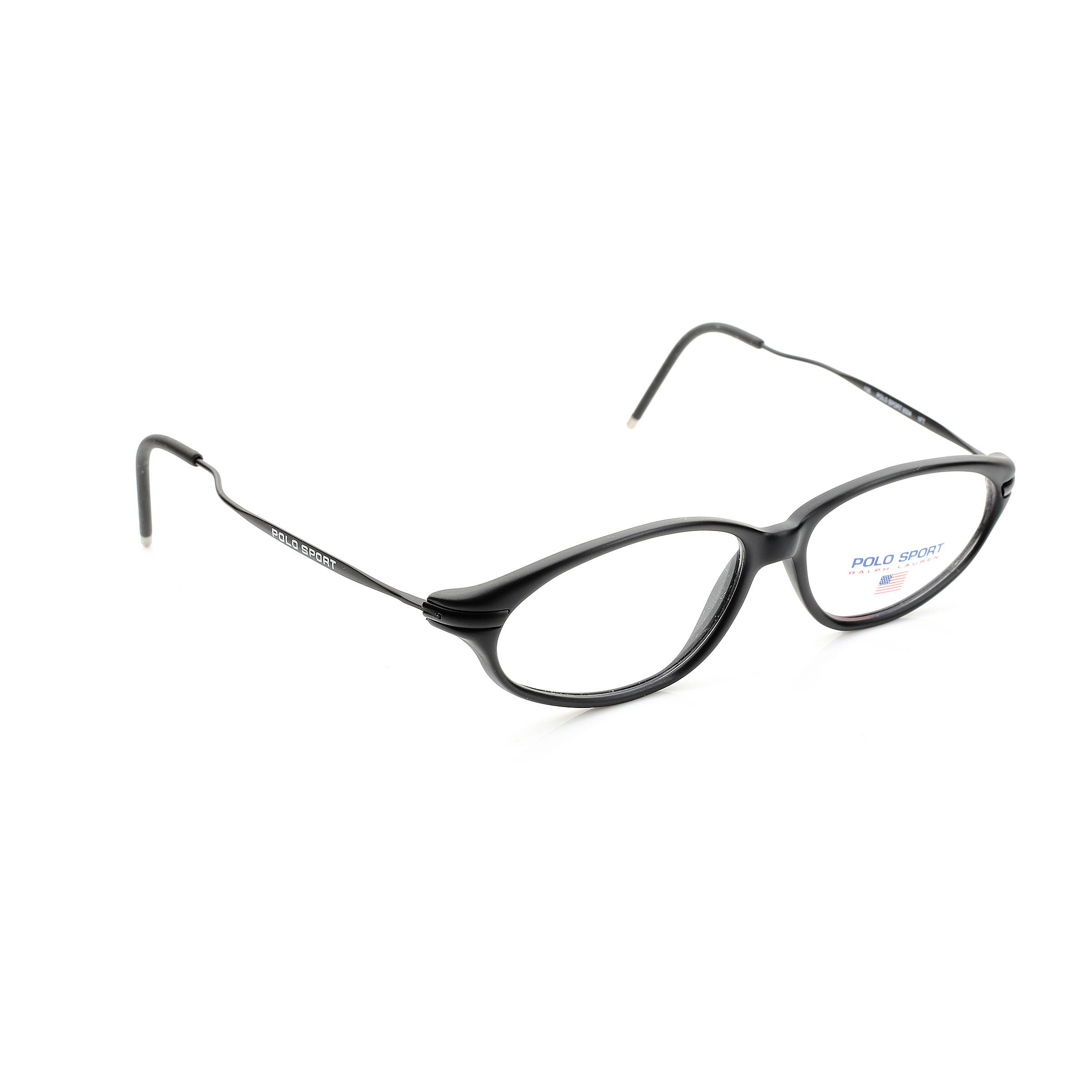 Polo Ralph Lauren Polo Sport Ralph Lauren '90s Black Round Glasses Size ONE SIZE - 1 Thumbnail
