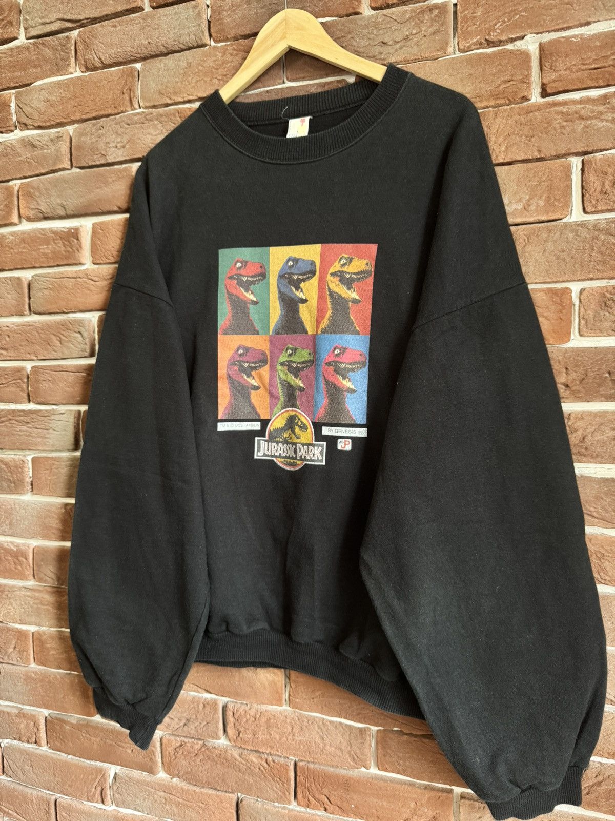 Vintage Vintage 90s Jurassic Park By Genesis Rare 1992 Crewneck Size US XXL / EU 58 / 5 - 4 Thumbnail