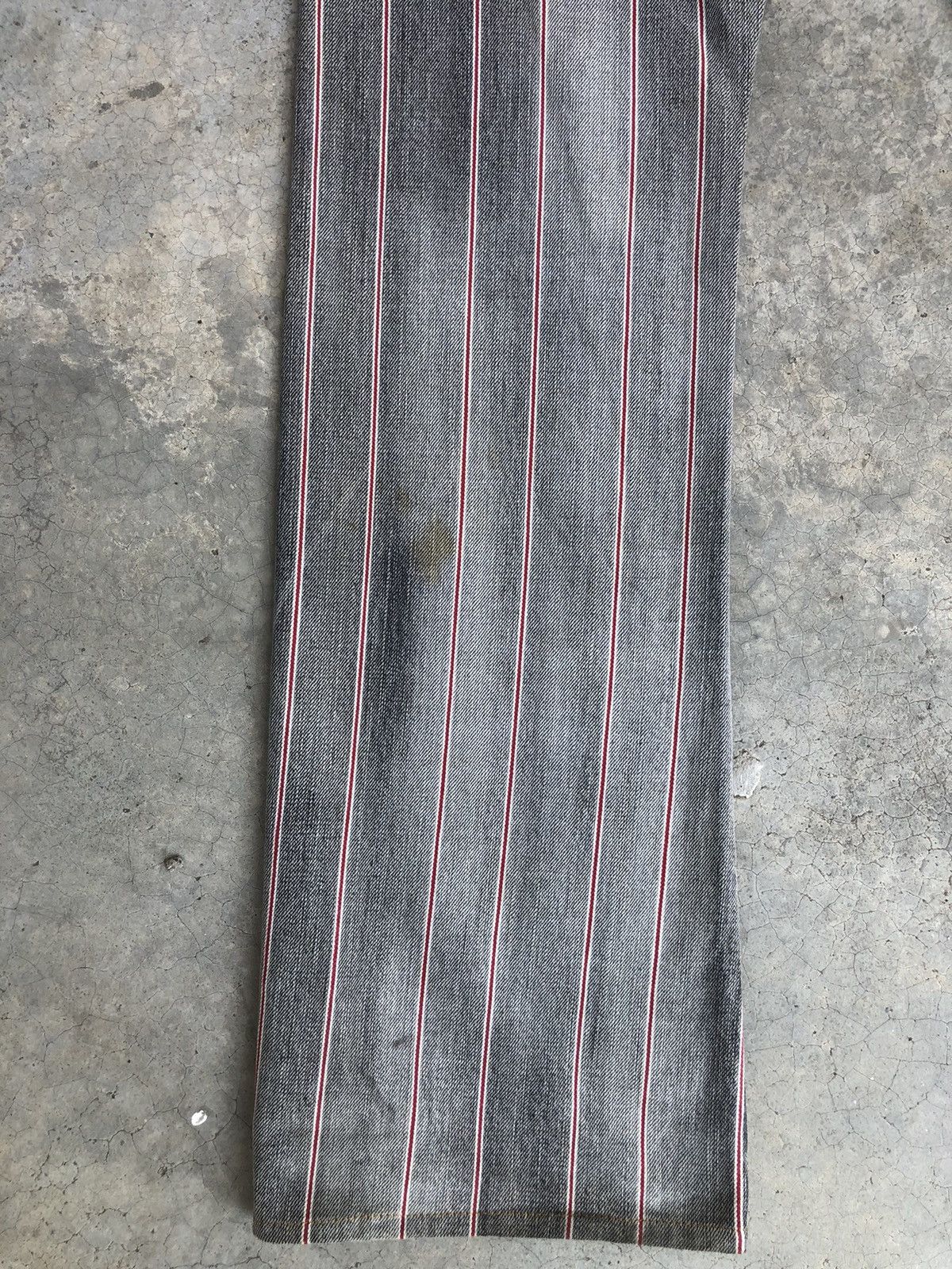 If Six Was Nine Japanese Edwin Flared Jeans Distressed Selvedge Hickory Size US 31 - 11 Thumbnail