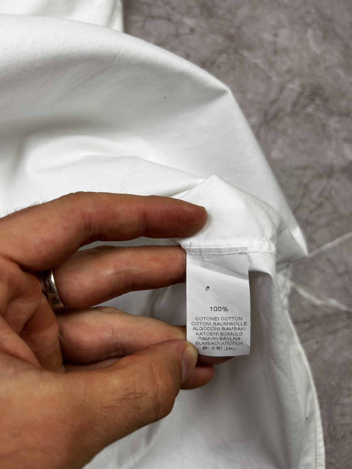 Brunello Cucinelli Brunello Cucinelli White Shirt Size L Size US L / EU 52-54 / 3 - 8 Thumbnail
