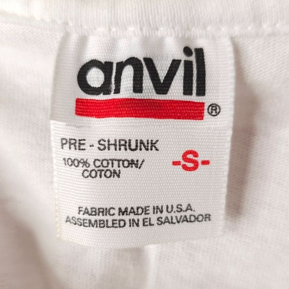 Anvil VINTAGE Anvil Motocross T Shirt Mens Small White Double-Sided Racing Size US S / EU 44-46 / 1 - 6 Thumbnail