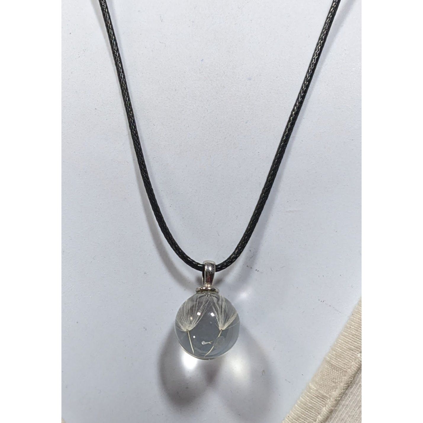 Other Whimsical Encased Dandelion Fluff Pendant Wishing Necklace Size ONE SIZE - 6 Thumbnail