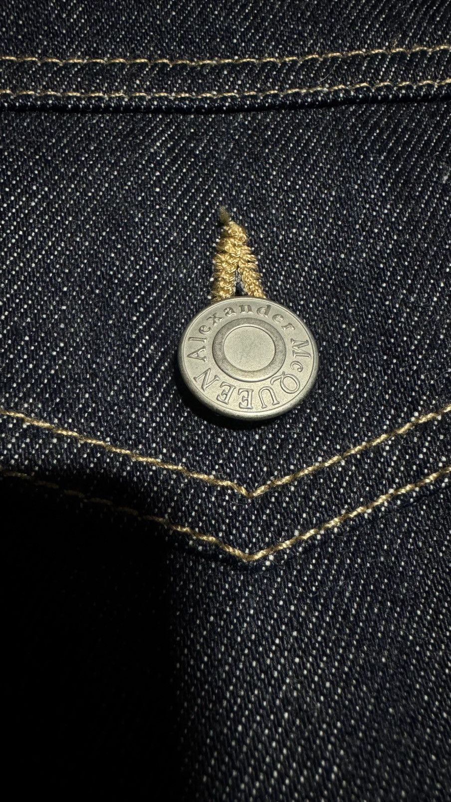 Alexander McQueen Alexander McQueen MA-1 Sleeve Denim Jacket Size US L / EU 52-54 / 3 - 8 Thumbnail