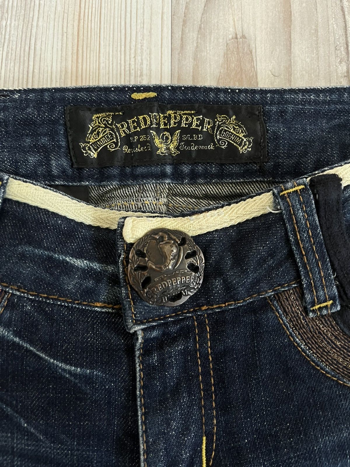 Japanese Brand × Le Grande Bleu (L.G.B.) Red Pepper flared denim 30 Size US 30 / EU 46 - 3 Thumbnail
