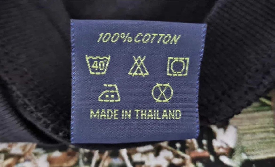 Vintage Thai Thailand souvenir tshirt floating market M slim black Size US M / EU 48-50 / 2 - 5 Thumbnail