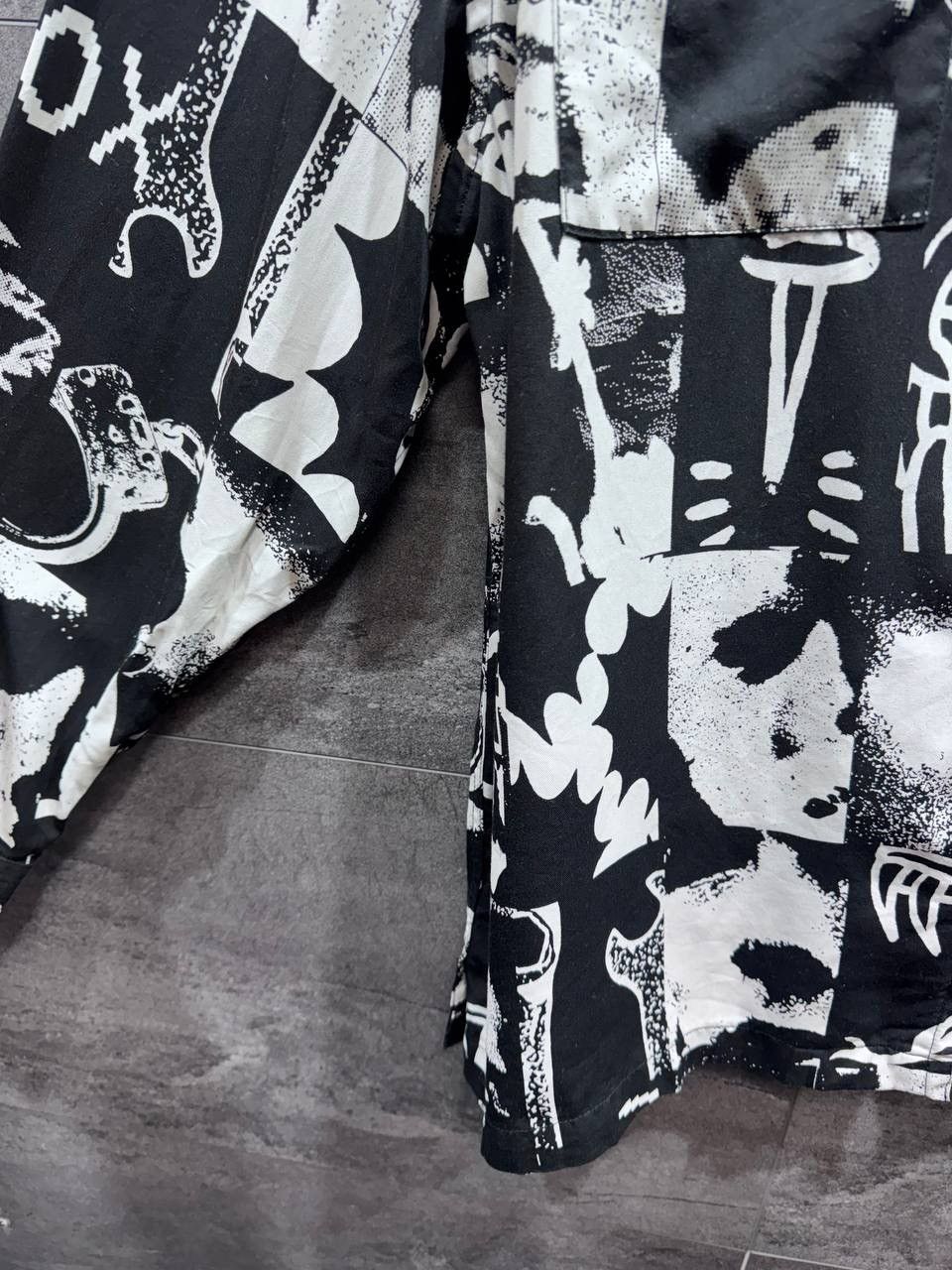 Diesel Diesel S-Krutz Allover Graphic Print Zip Pocket Shirt Jacket Size US L / EU 52-54 / 3 - 12 Thumbnail