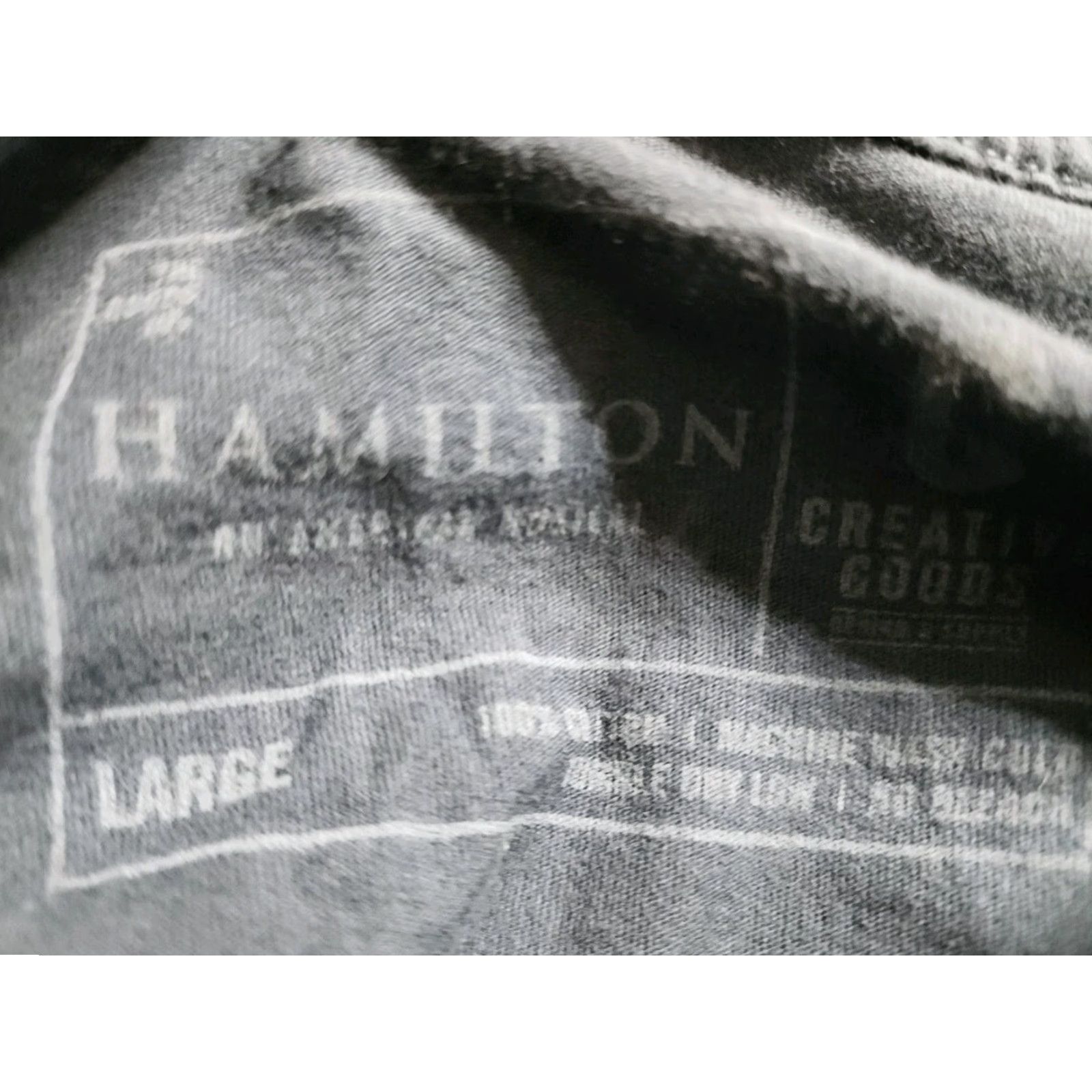 Hamilton Womens Hamilton T-Shirt Multicolor Short Sleeve Round Neck Musical 100% Cotton Regular Size L / US 10 / IT 46 - 4 Thumbnail