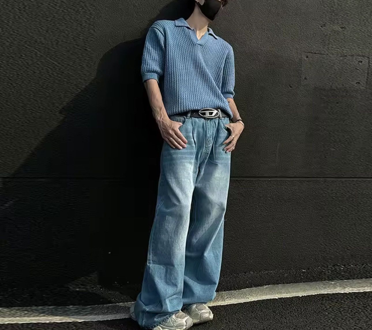 Japanese Brand Retro Streetwear Knitted V Neck Solid Casual Shirt Size US M / EU 48-50 / 2 - 6 Thumbnail