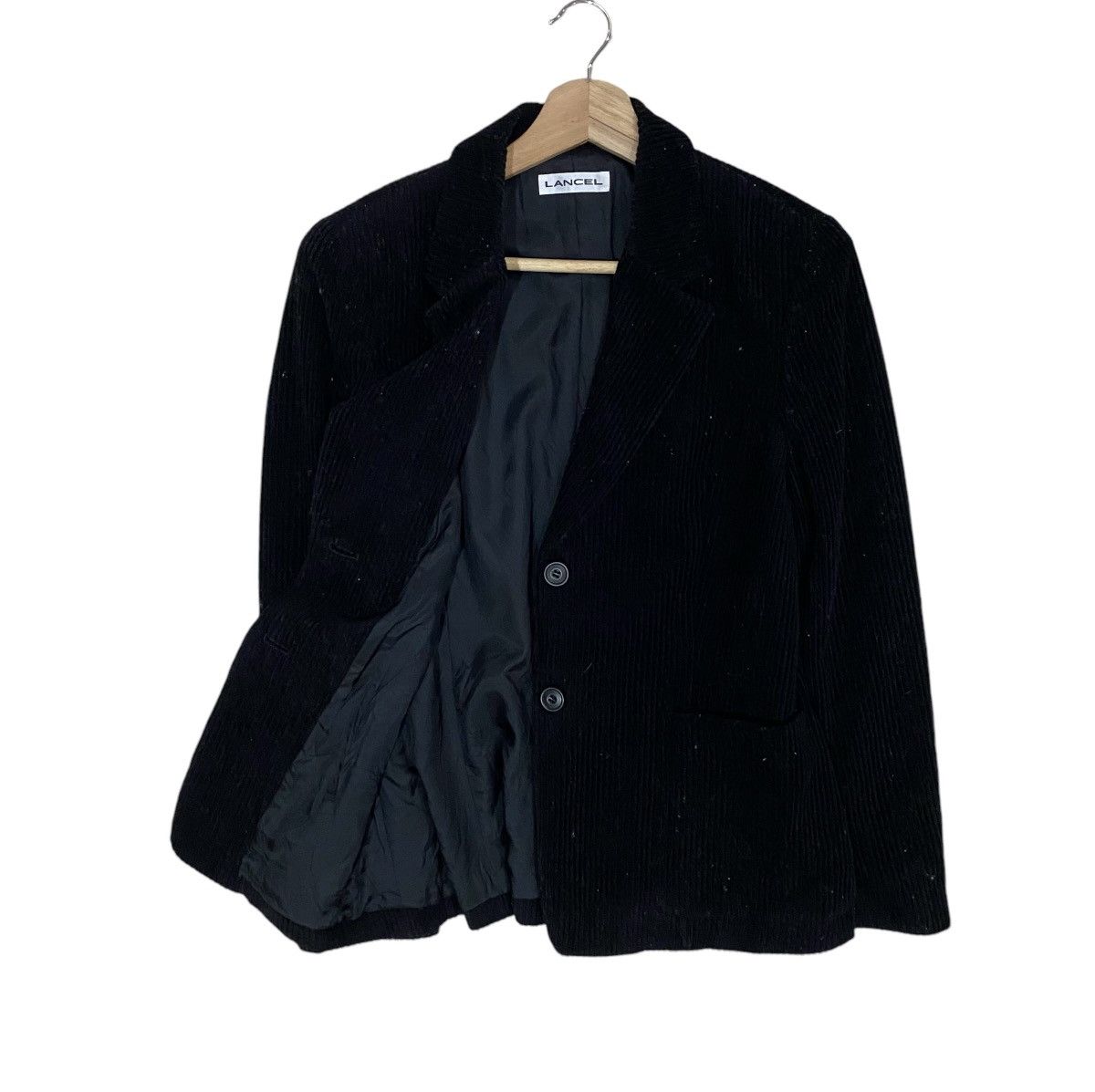 Designer × Lancel × Vintage 🌟VINTAGE LANCEL CORDUROY COATS BLAZER Size S / US 4 / IT 40 - 2 Thumbnail