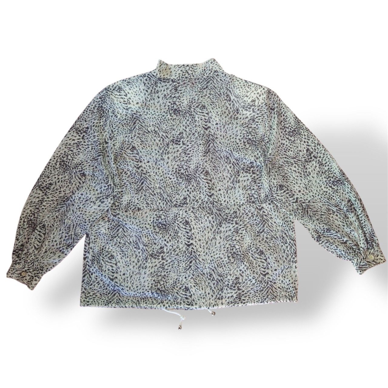 Japanese Brand Abstract monochrome animal print Shirt by Nagato Size US M / EU 48-50 / 2 - 2 Thumbnail