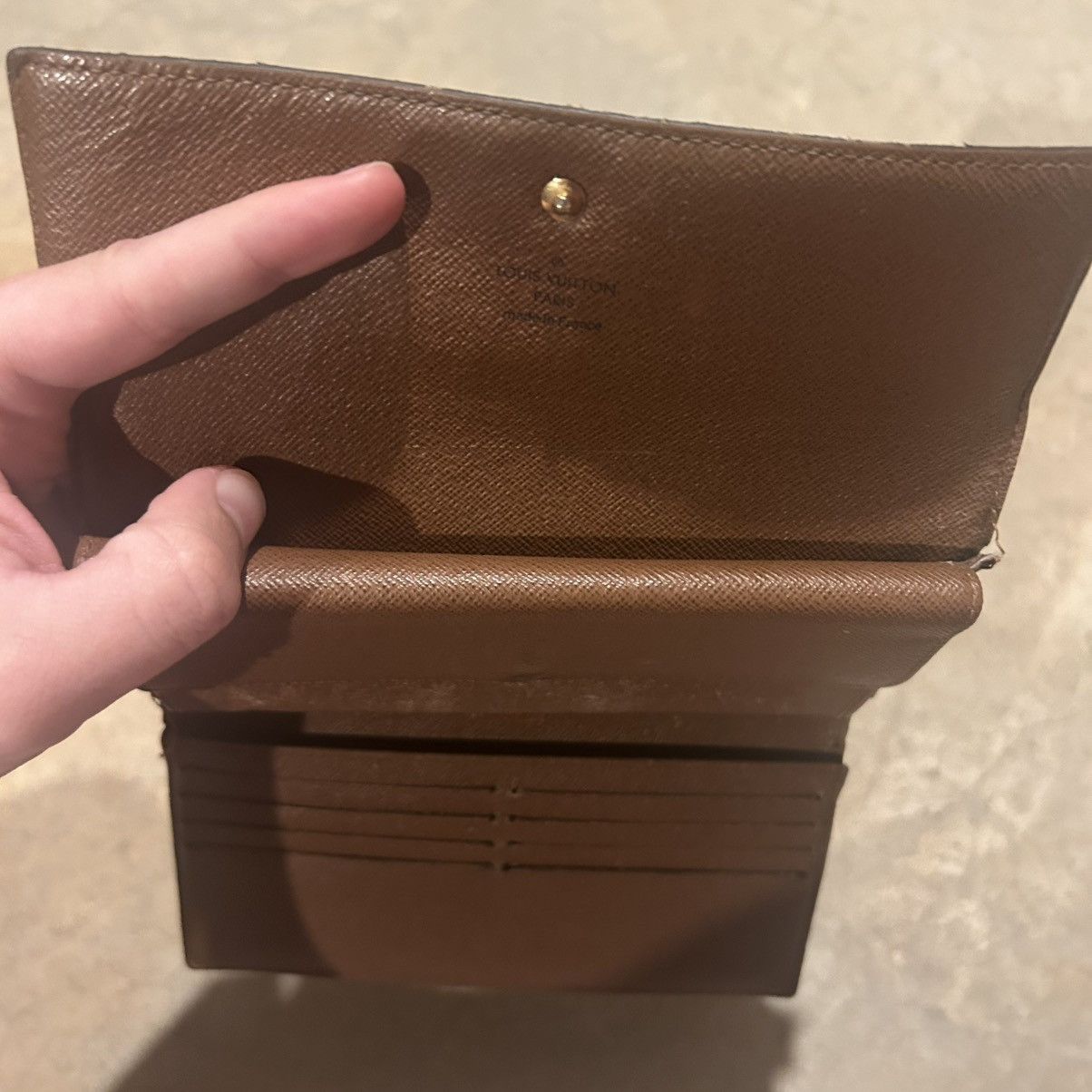 Designer × Louis Vuitton × Vintage Vintage Louis Vuitton LV Monogram Sarah Trifold Long Wallet Size ONE SIZE - 14 Thumbnail