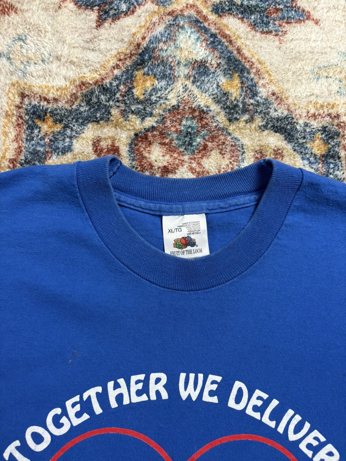 Vintage Vintage Canada Post United Way Delivery T-shirt Size XL Size US XL / EU 56 / 4 - 3 Thumbnail