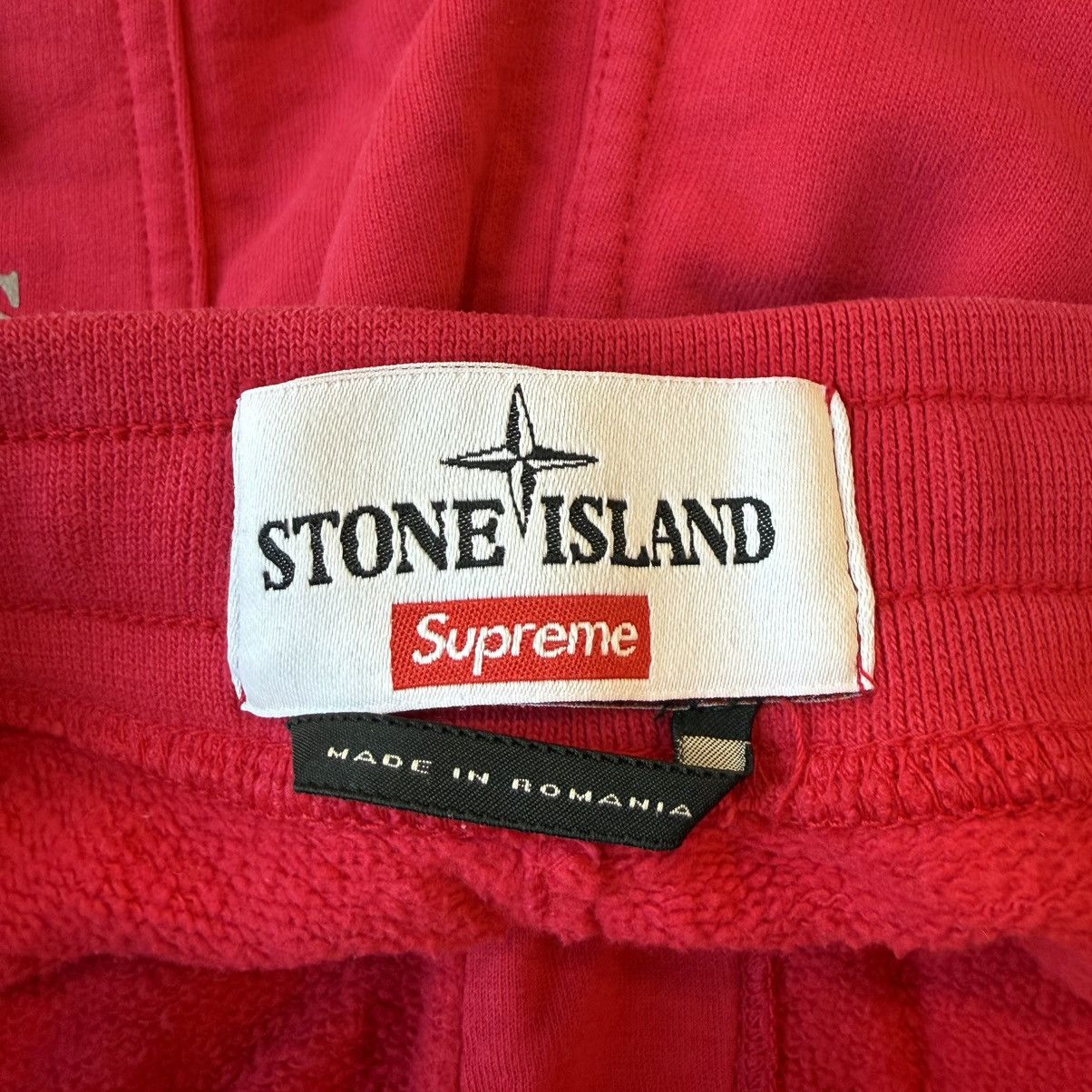 Stone Island × Supreme Used FW17 Supreme Stone Island Sweatpants Size L Magenta Size US 34 / EU 50 - 7 Thumbnail