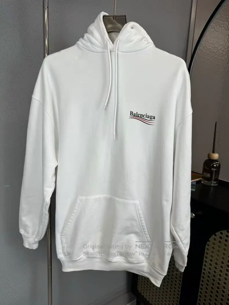 Balenciaga White Cola Wave Hoodie