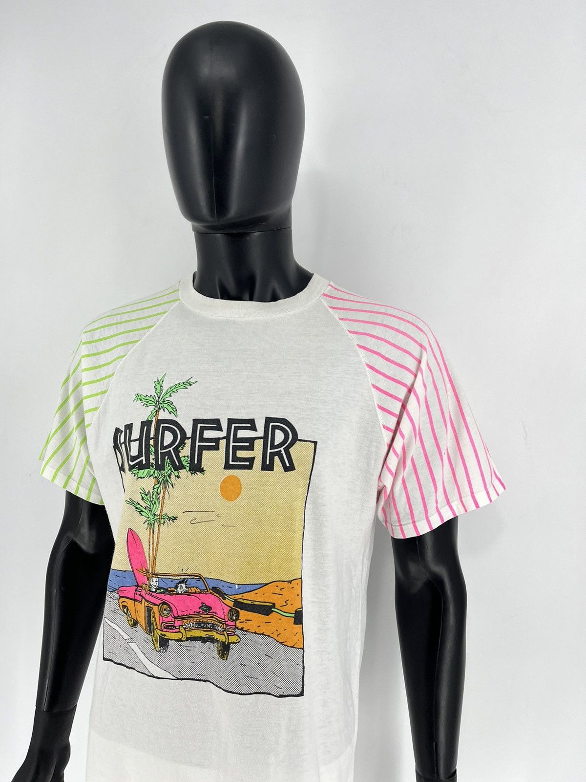Vintage Vintage 90s Rare Crazy Surfer Skater Style Boot Tee M Size US M / EU 48-50 / 2 - 5 Thumbnail