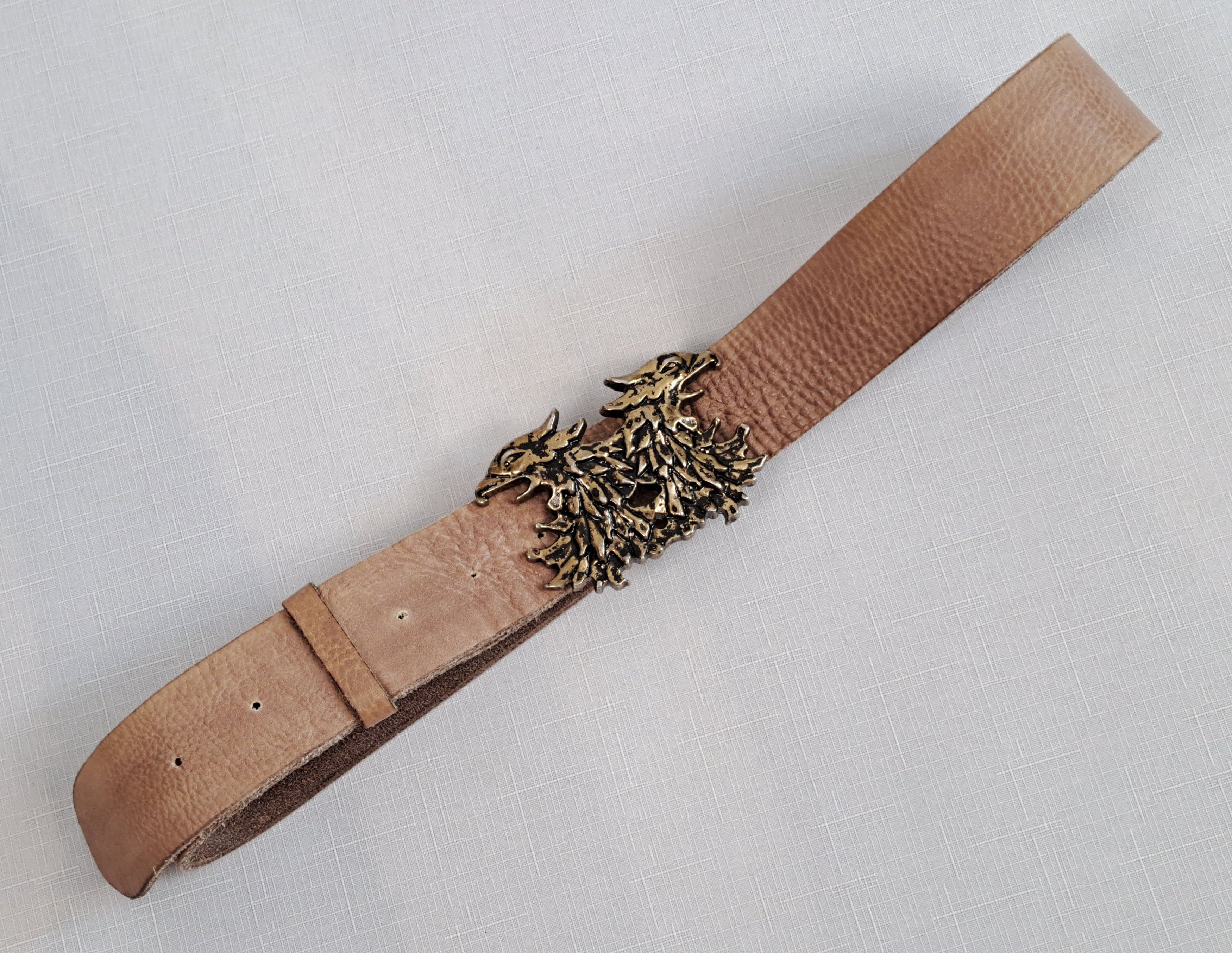 Designer GUSTAV designer leather belt. Size ONE SIZE - 6 Thumbnail