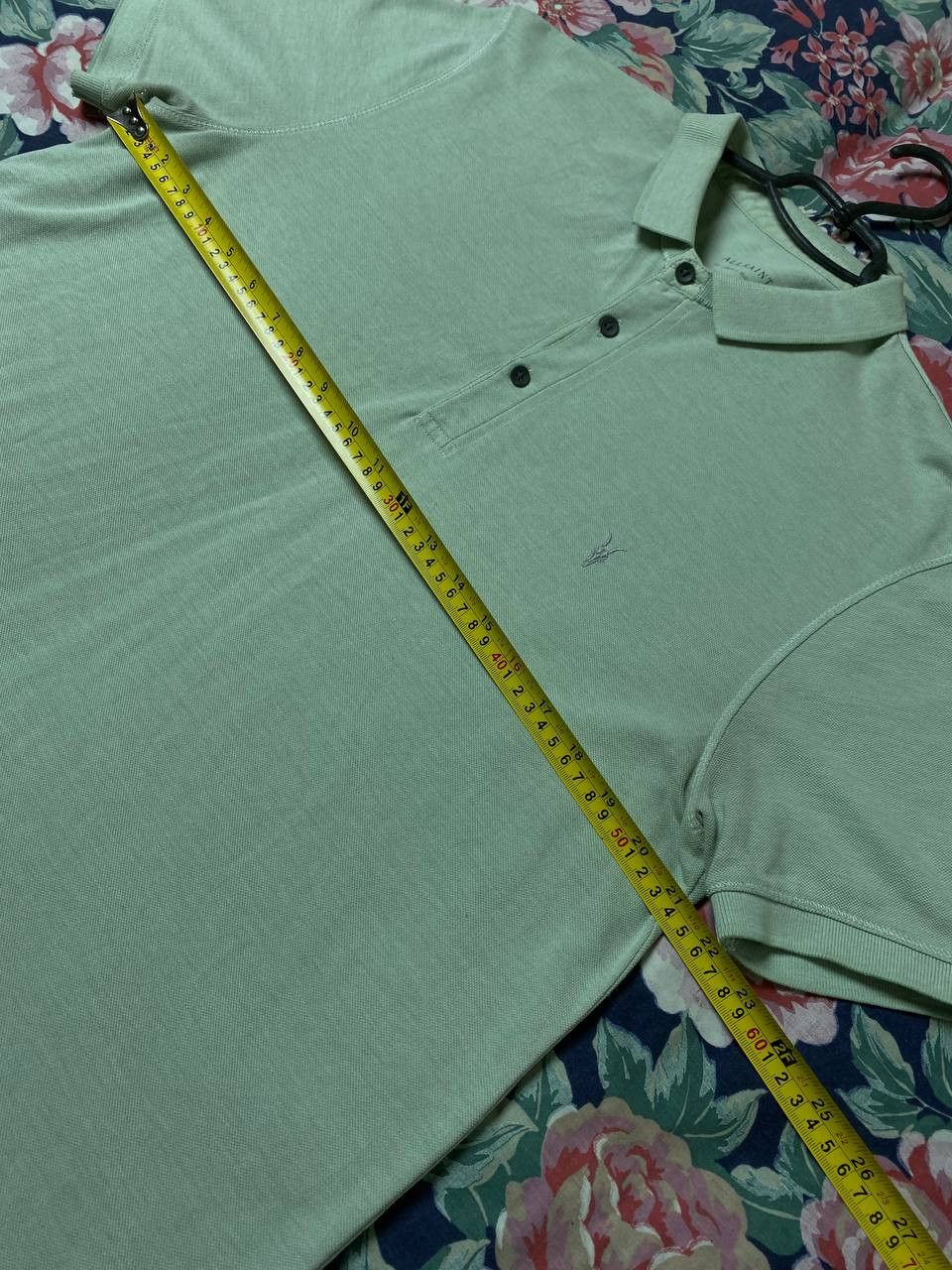 Allsaints × Japanese Brand Allsaints Luxury Streetwear Polo Tee Size US XXL / EU 58 / 5 - 9 Thumbnail