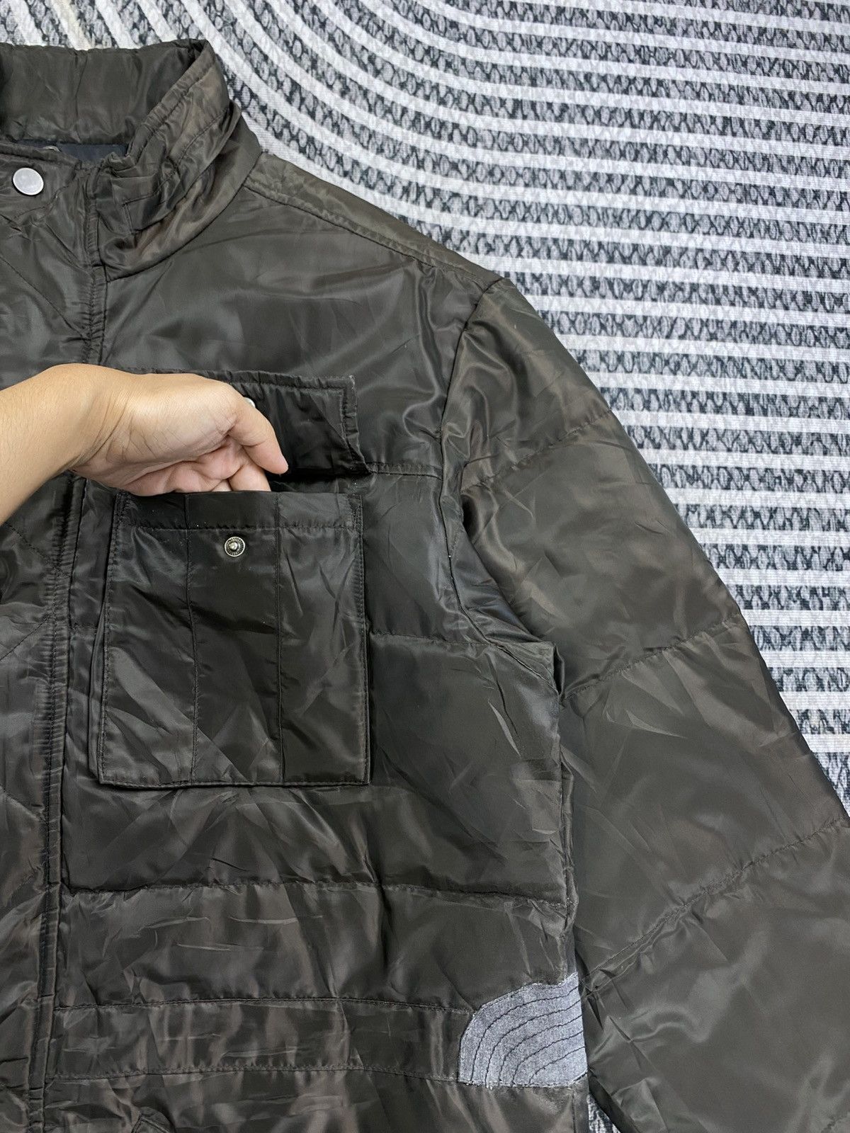 Kansai Yamamoto Vintage Kansai Jeans Brown Down Jacket Size US L / EU 52-54 / 3 - 8 Thumbnail