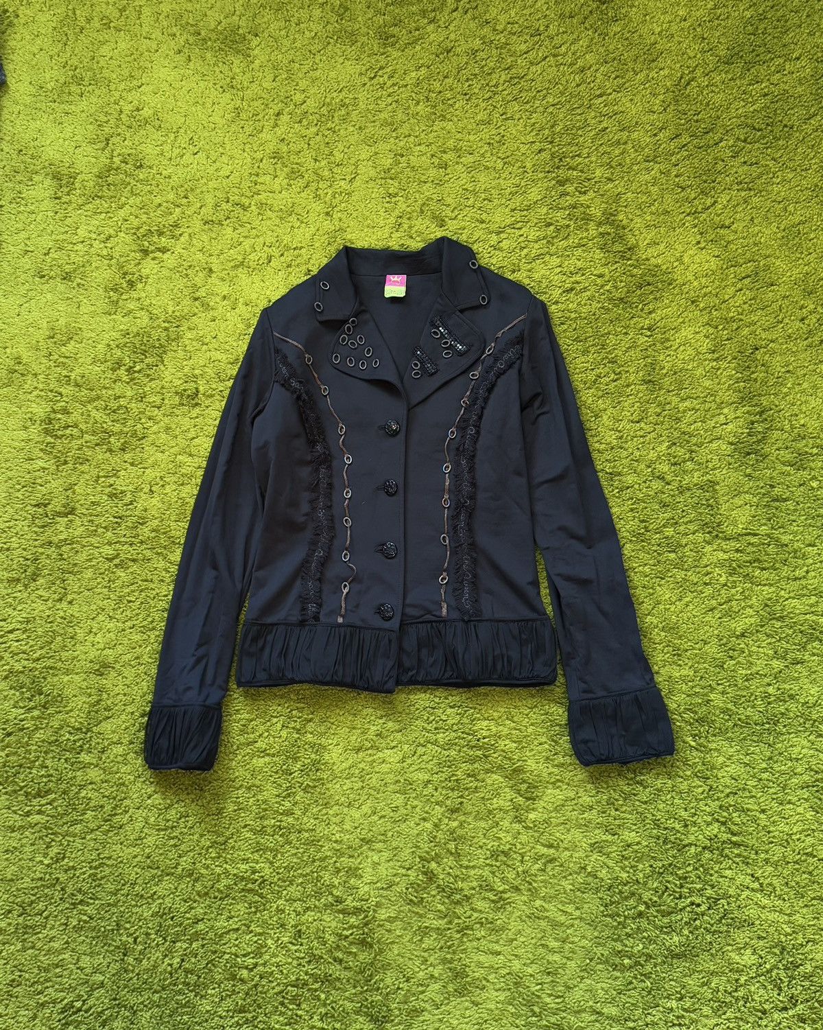Designer Save the Queen 2000s vintage avant garde Y2K blazer jacket Size XL / US 12-14 / IT 48-50 - 1 Thumbnail