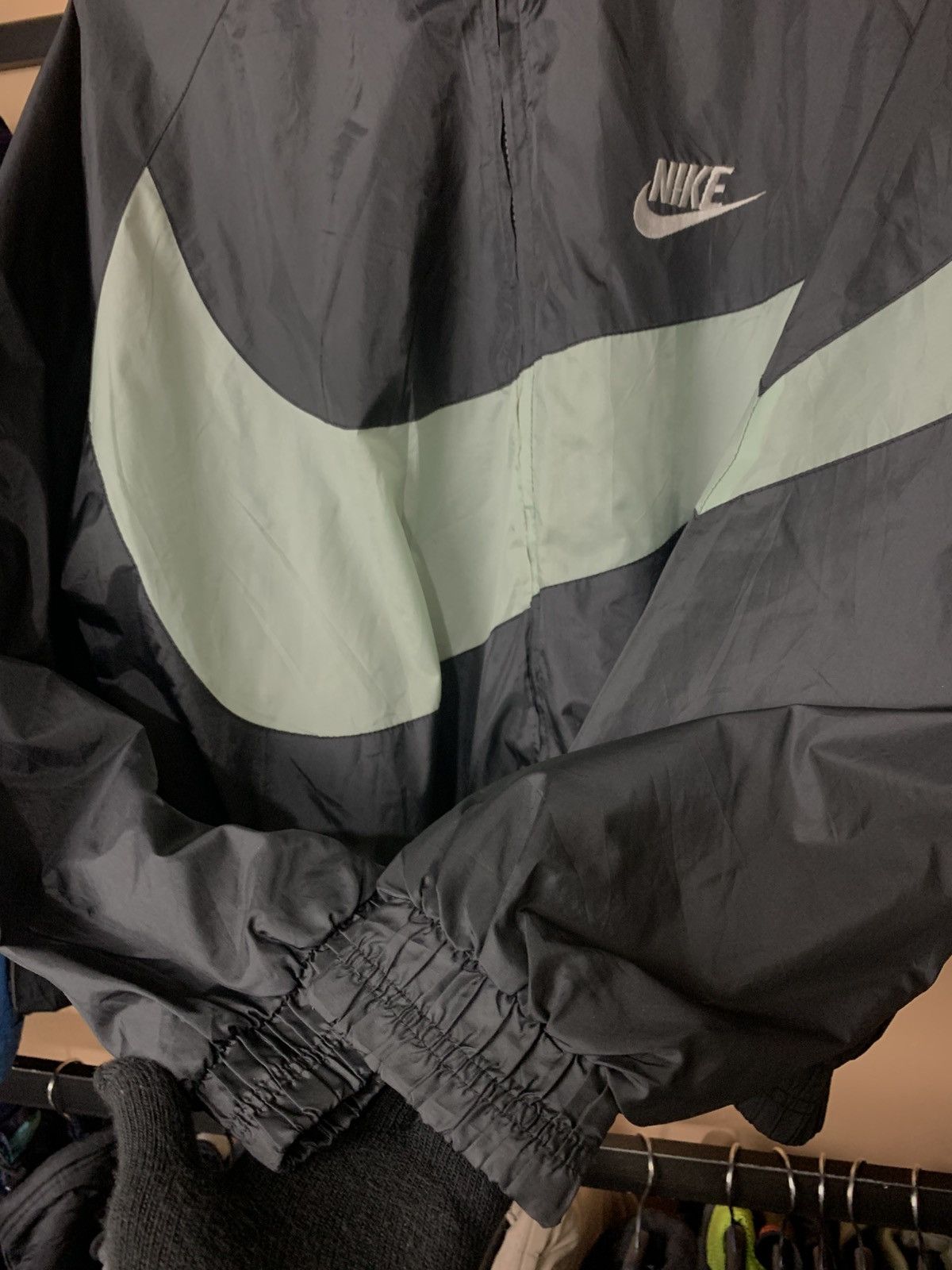 Nike 🐍 SOLD 🐍Vintage 90s Nike Big Swoosh Winbreaker Jacket 🔥 Size US M / EU 48-50 / 2 - 7 Thumbnail